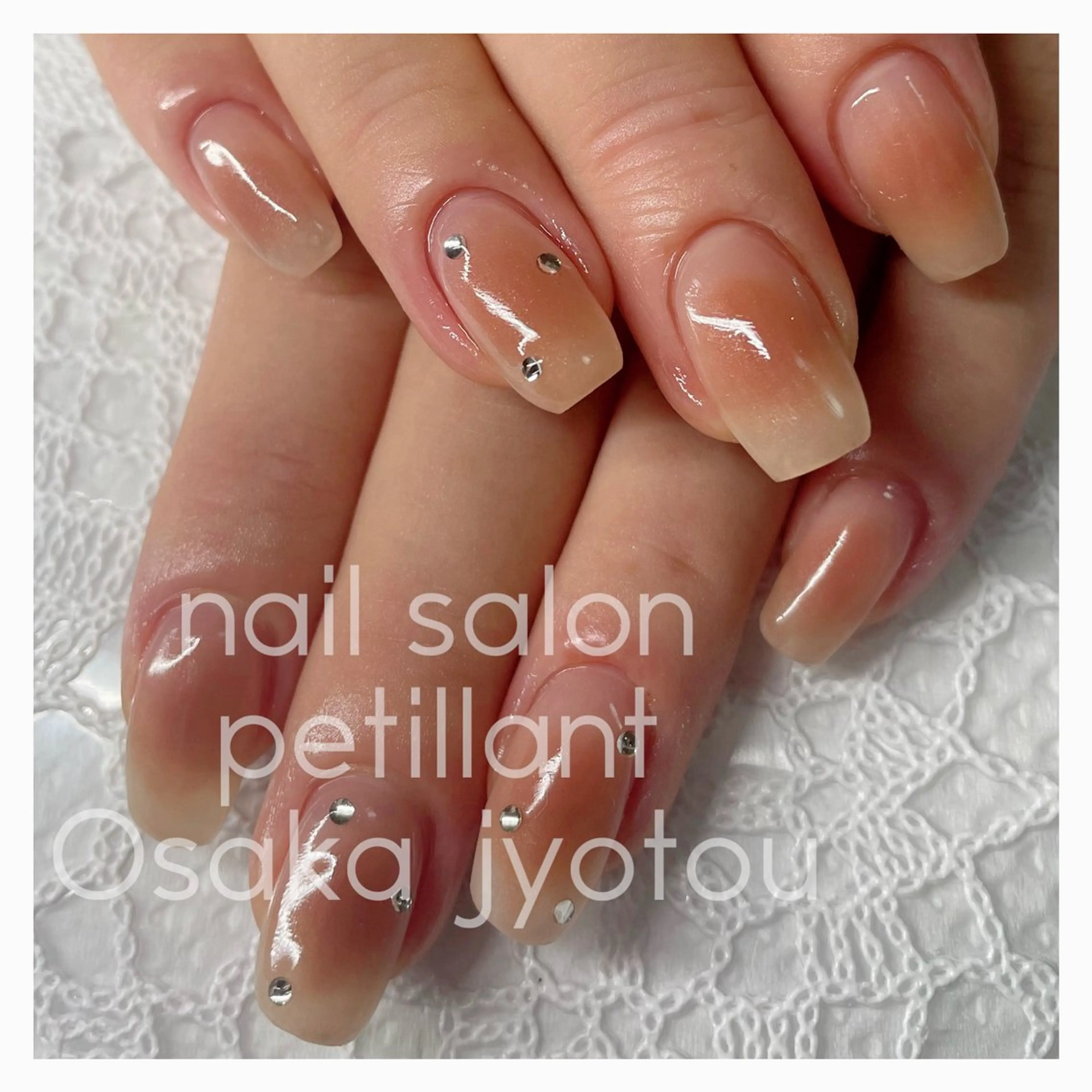 ネイル アートネイル チークネイル nail salon petillantのネイルデザイン