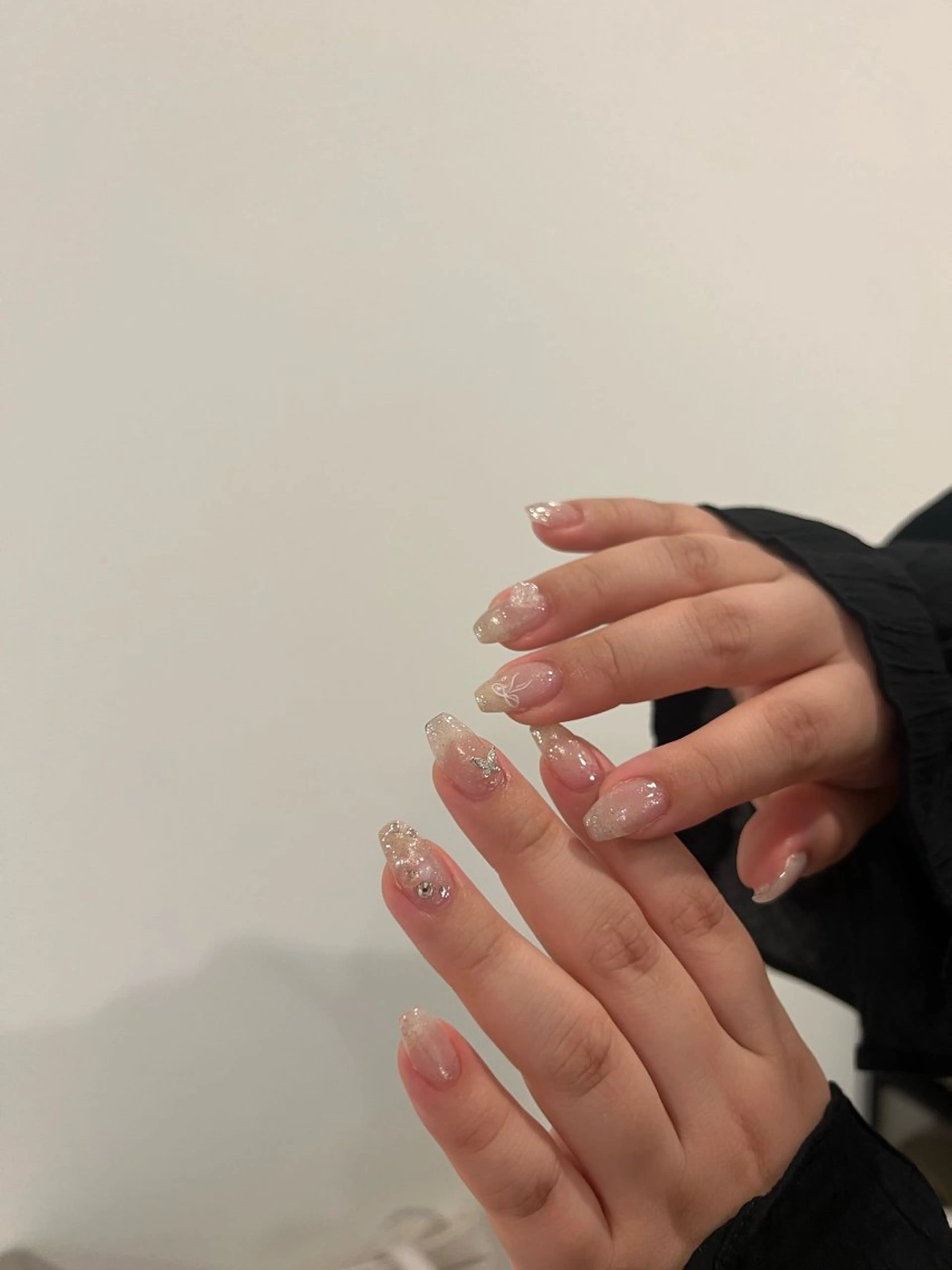 ネイル キラキラネイル 持ち込み ワンホンネイル ハンドネイル nr. nayuのネイルデザイン