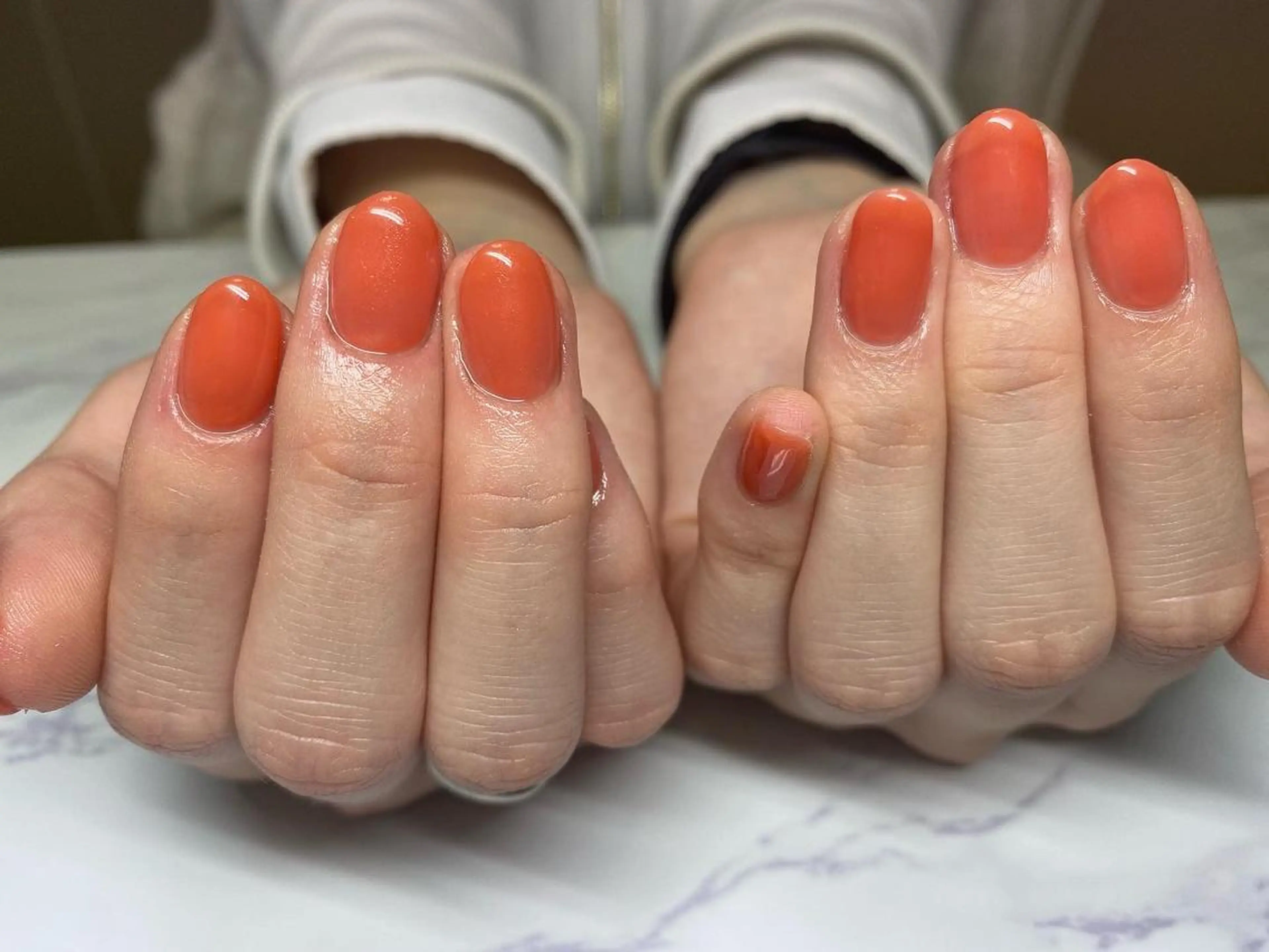 ネイル ワンカラーネイル ハンドネイル Era nailのネイルデザイン