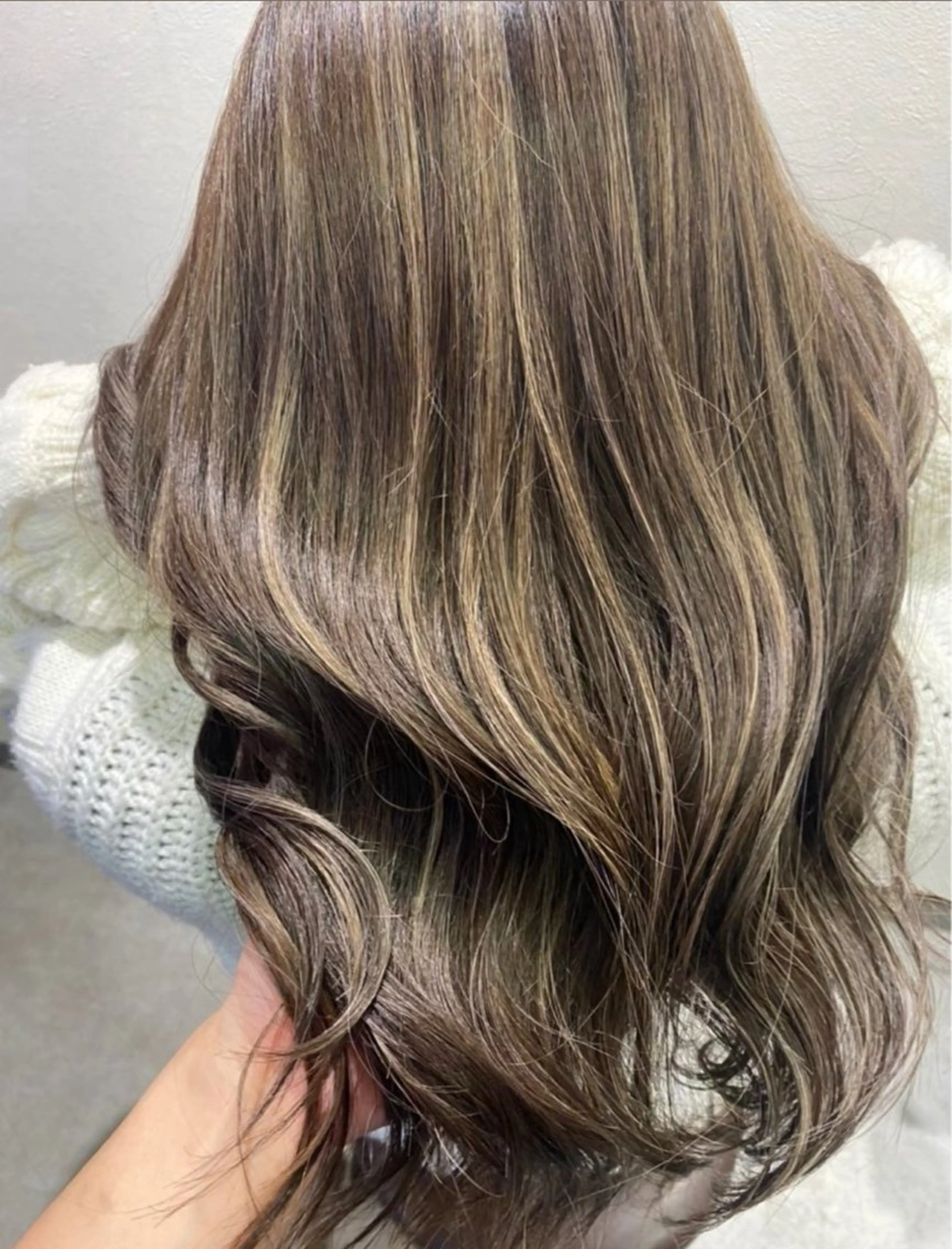 ロング ハイライト 髪質改善 縮毛矯正 トリートメント 髪質改善UNJOUR ⏳🩰sasakaのヘアスタイル