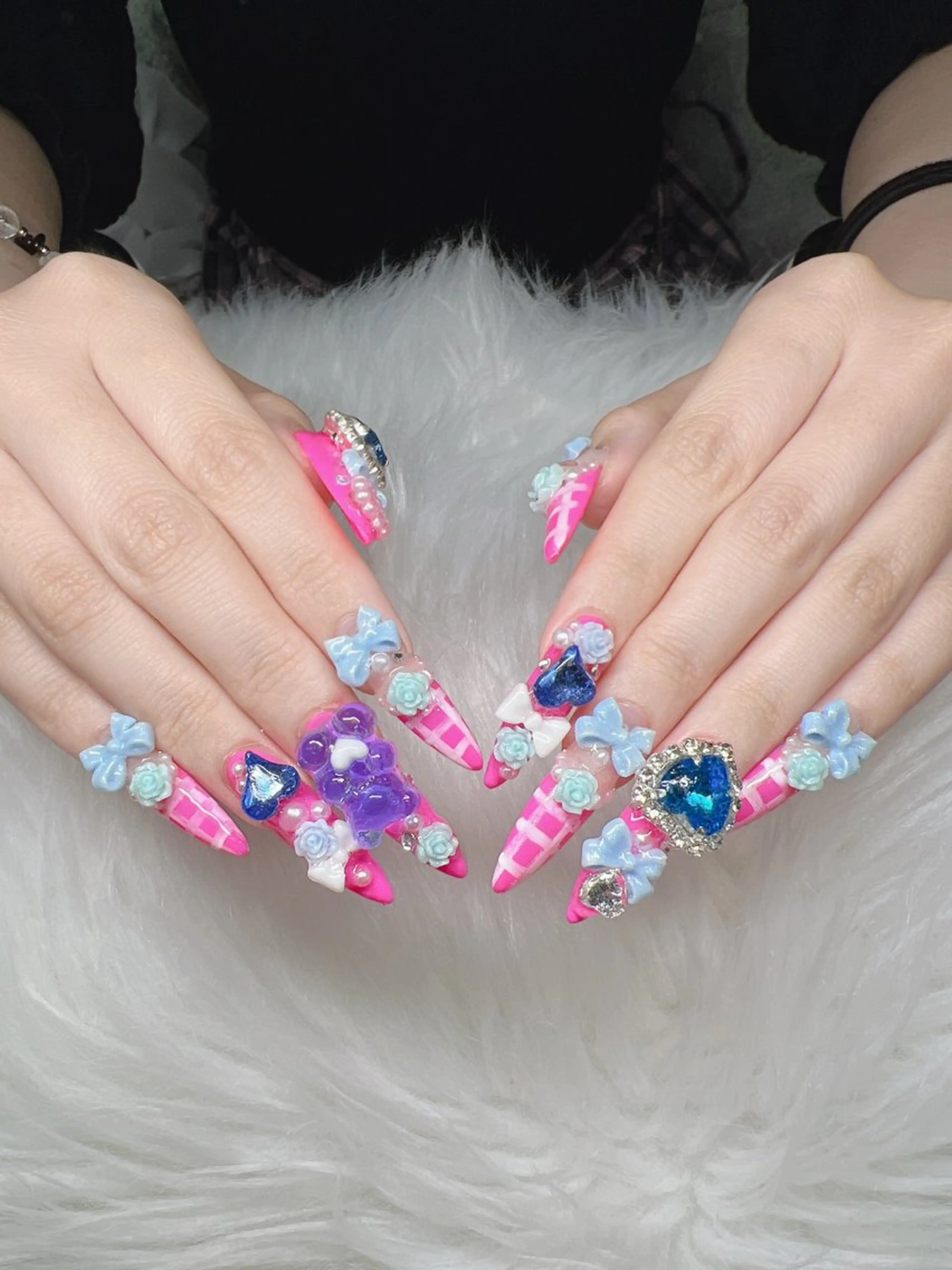 ネイル ハンドネイル Lee Nails チップ長さだし専門店のネイルデザイン
