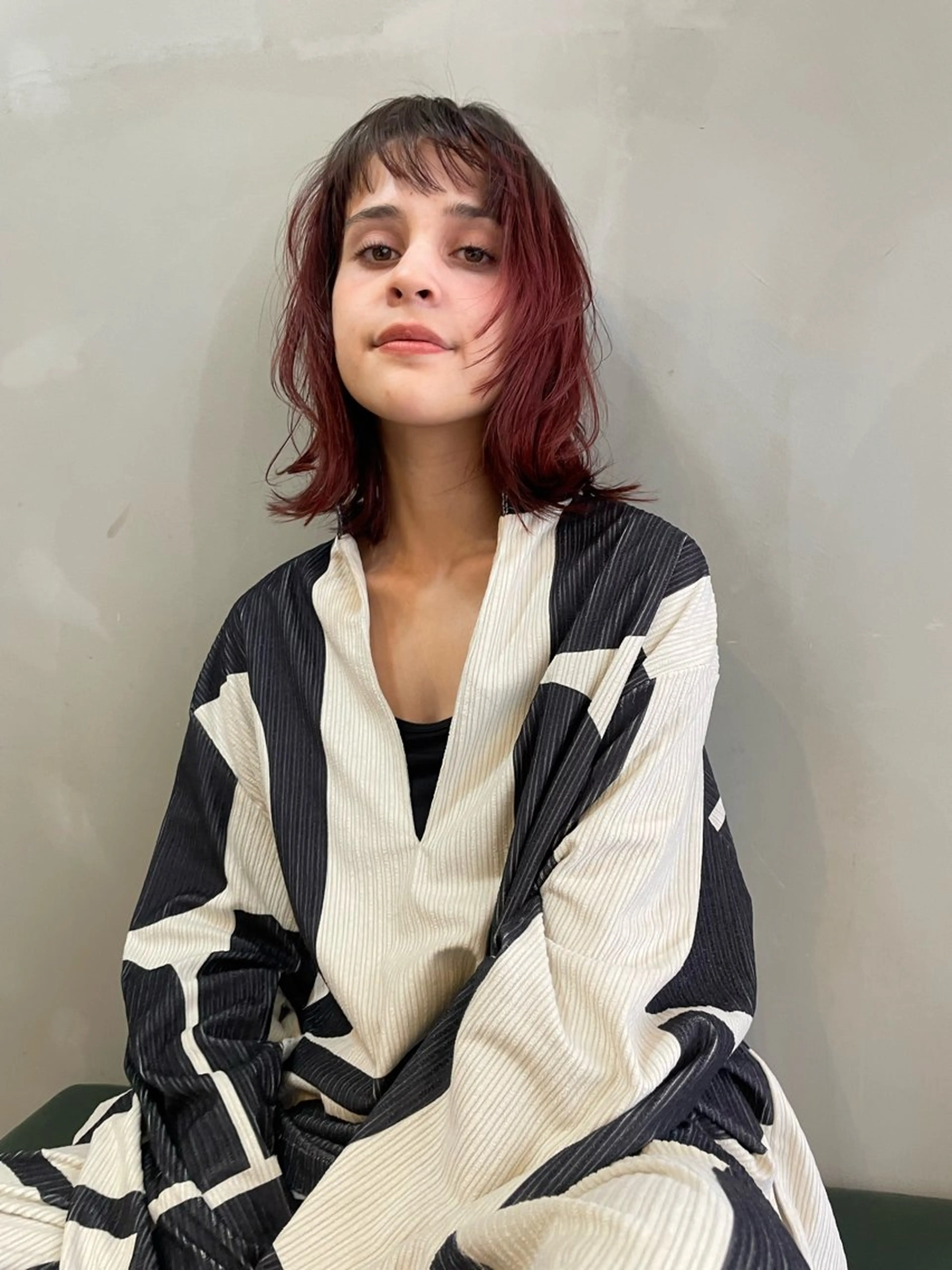 ショート カラー カット ヘアカラー トリートメント ショート/ボブ/ 心斎橋/宮脇美奈のヘアスタイル