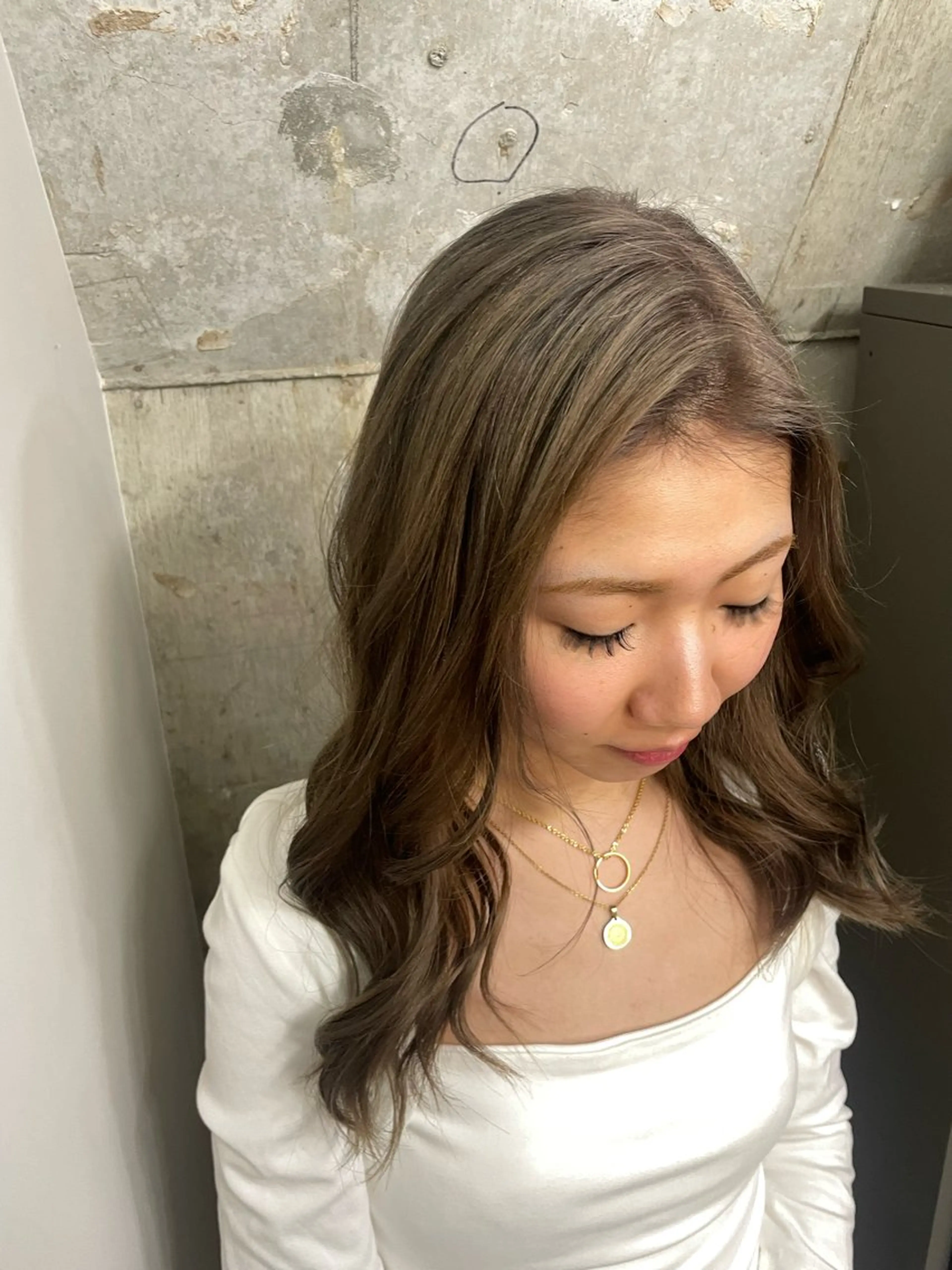 ロング カラー グレージュ ヘアカラー ニュアンスカラー/ 🫧レミ(坊主)のヘアスタイル
