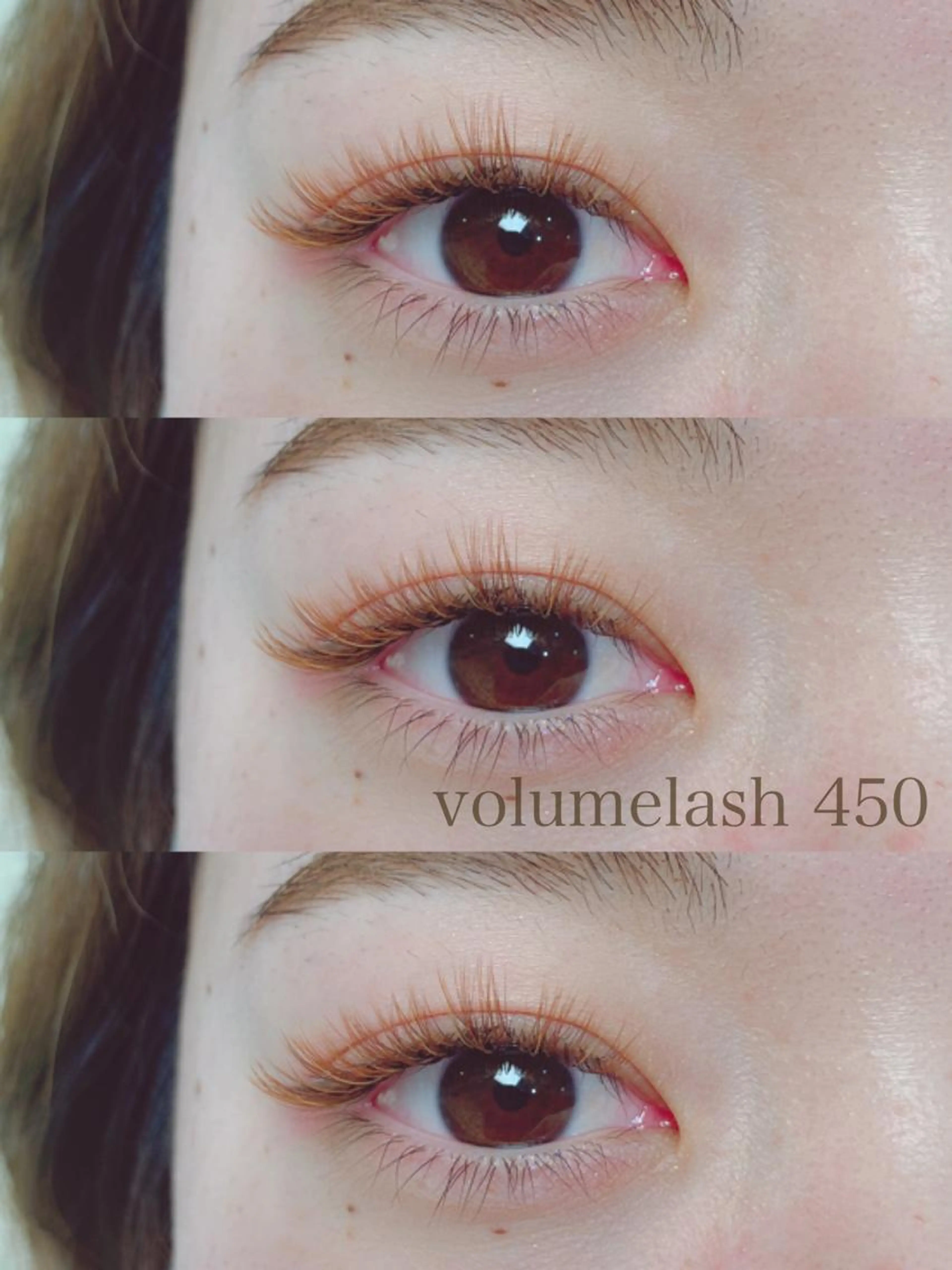 🌿ボリュームラッシュ400本〜550本🌿メッセージにて希望本数の記載お願いします❤︎【再来+1000円】の写真