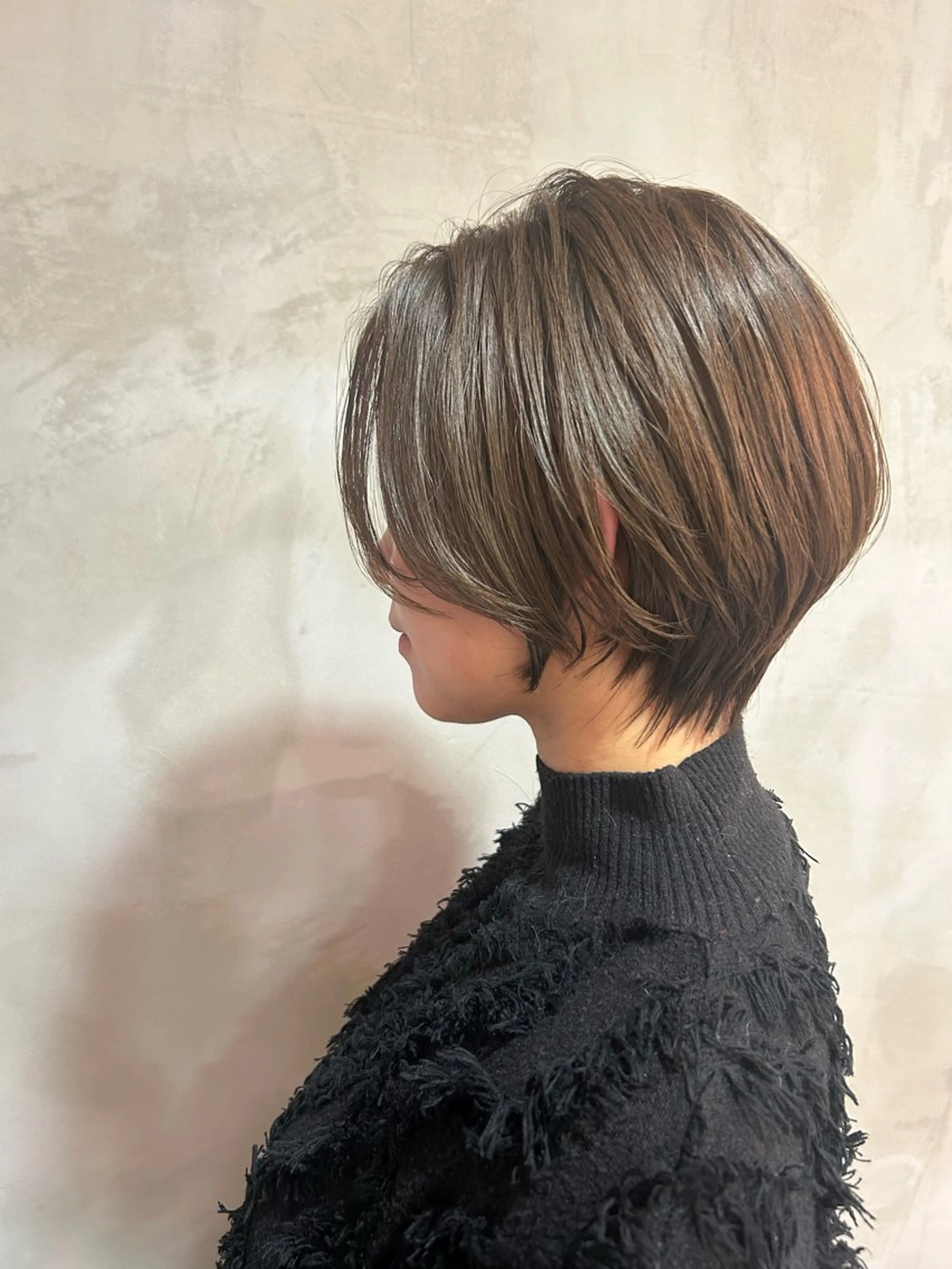 ショート カラー ショートヘア カット ヘアカラー トリートメント ショートカット/ボブ 水田のヘアスタイル