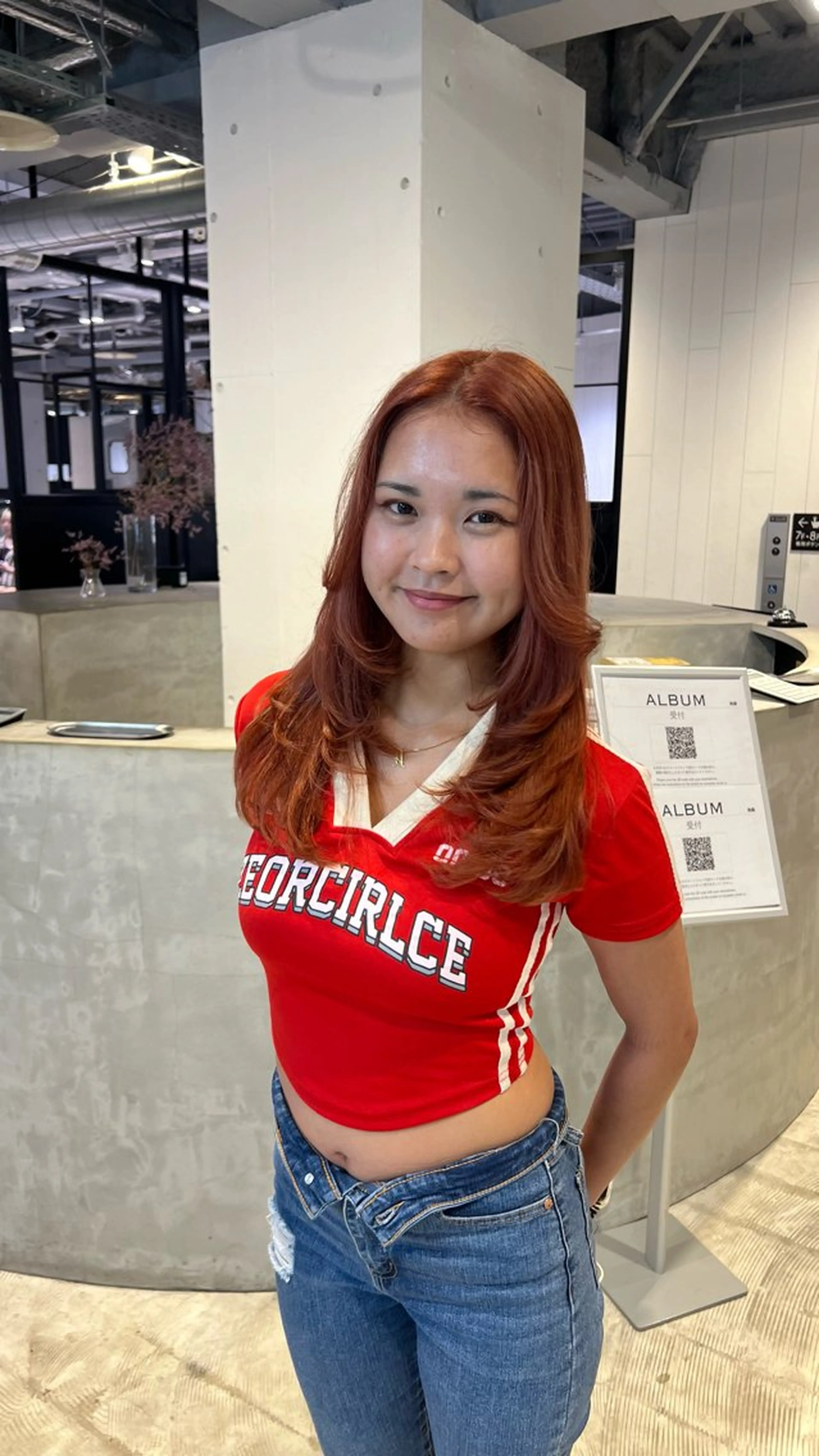 ロング レイヤーカット 🎀miyu🎀 ハイトーン/池袋のヘアスタイル