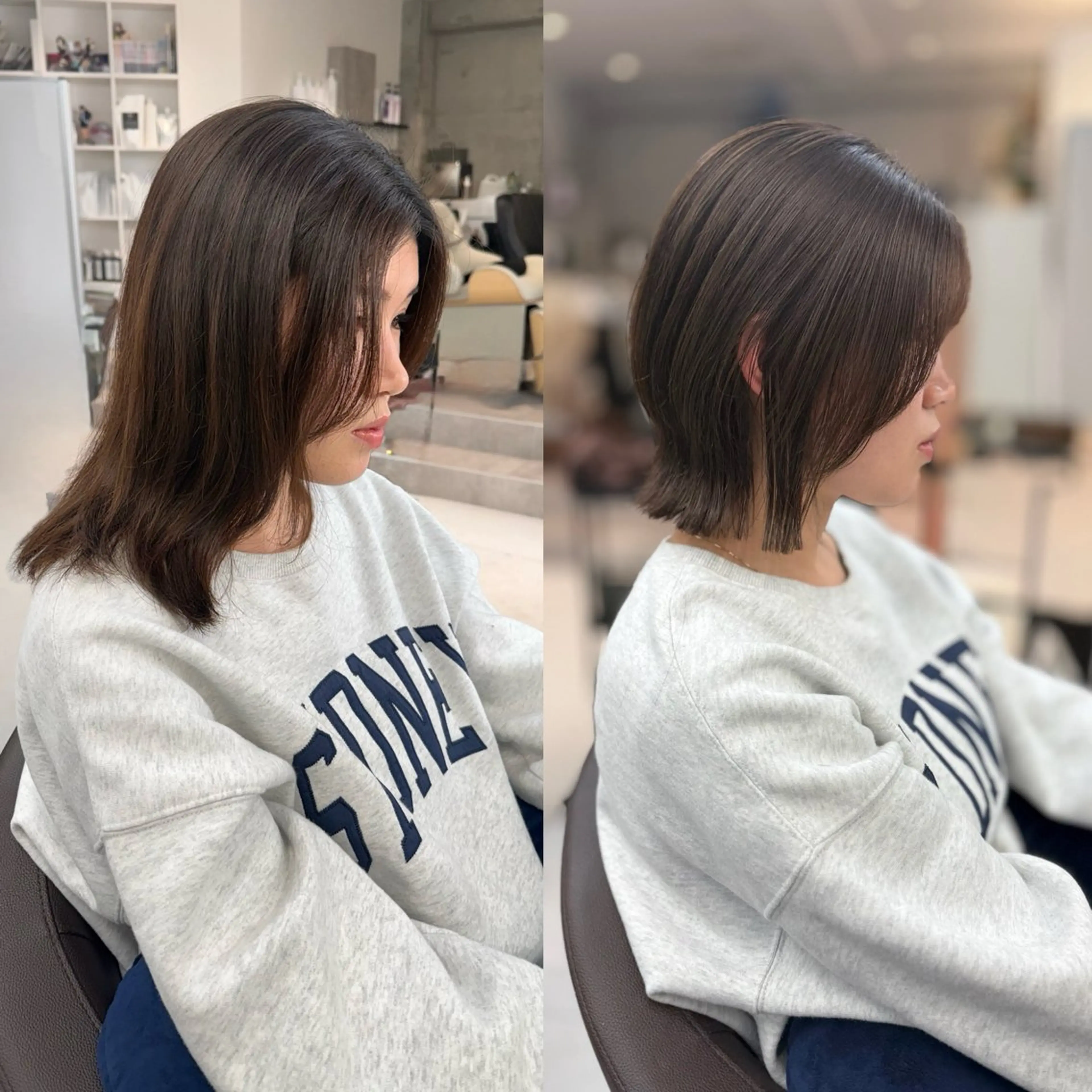 ミディアム 山崎結菜 髪質改善💎のヘアスタイル