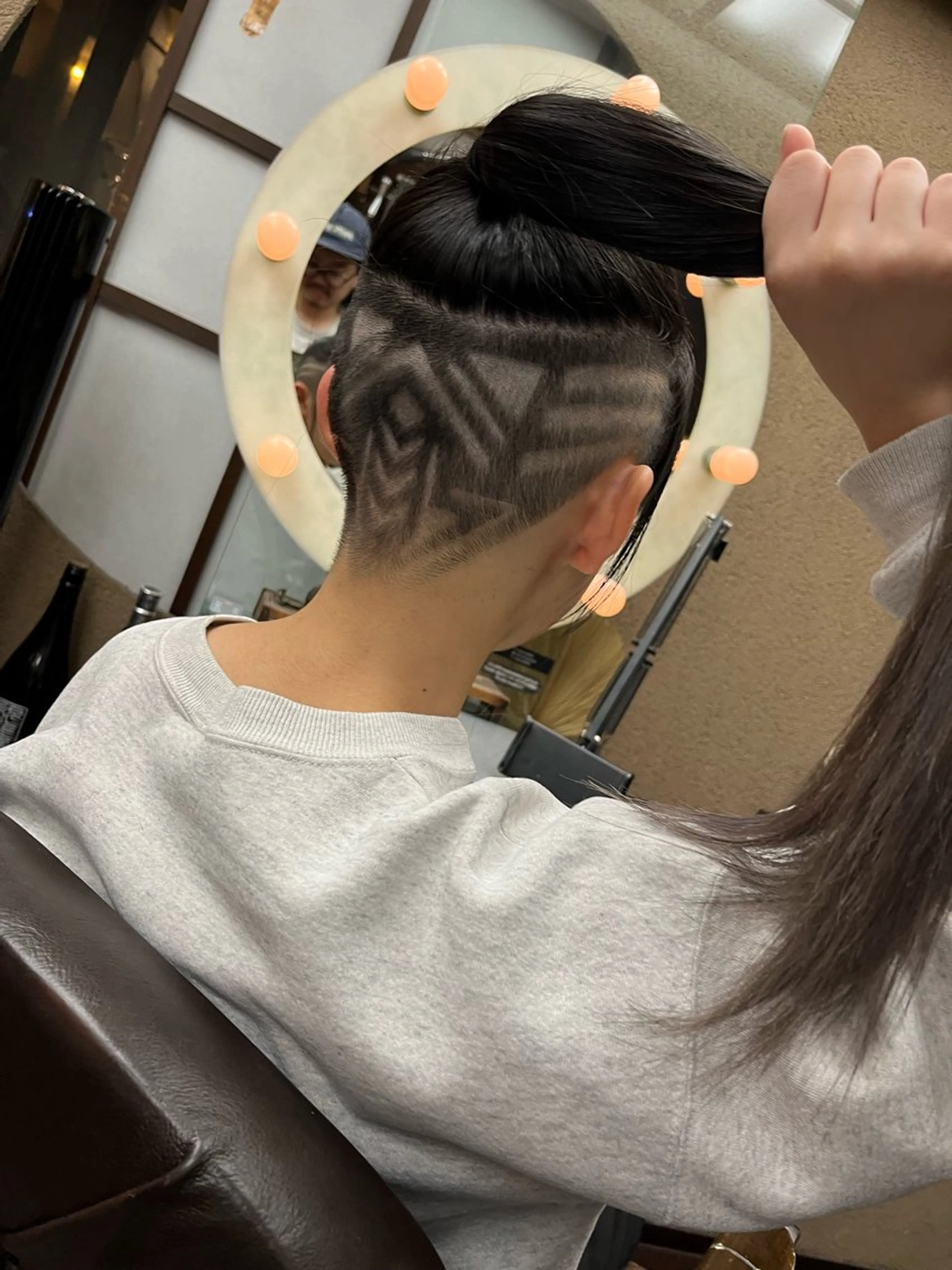 ショート ハイライト 韓国風ヘア レイヤーカット ショートヘア 縮毛矯正 Koichi Satoのヘアスタイル