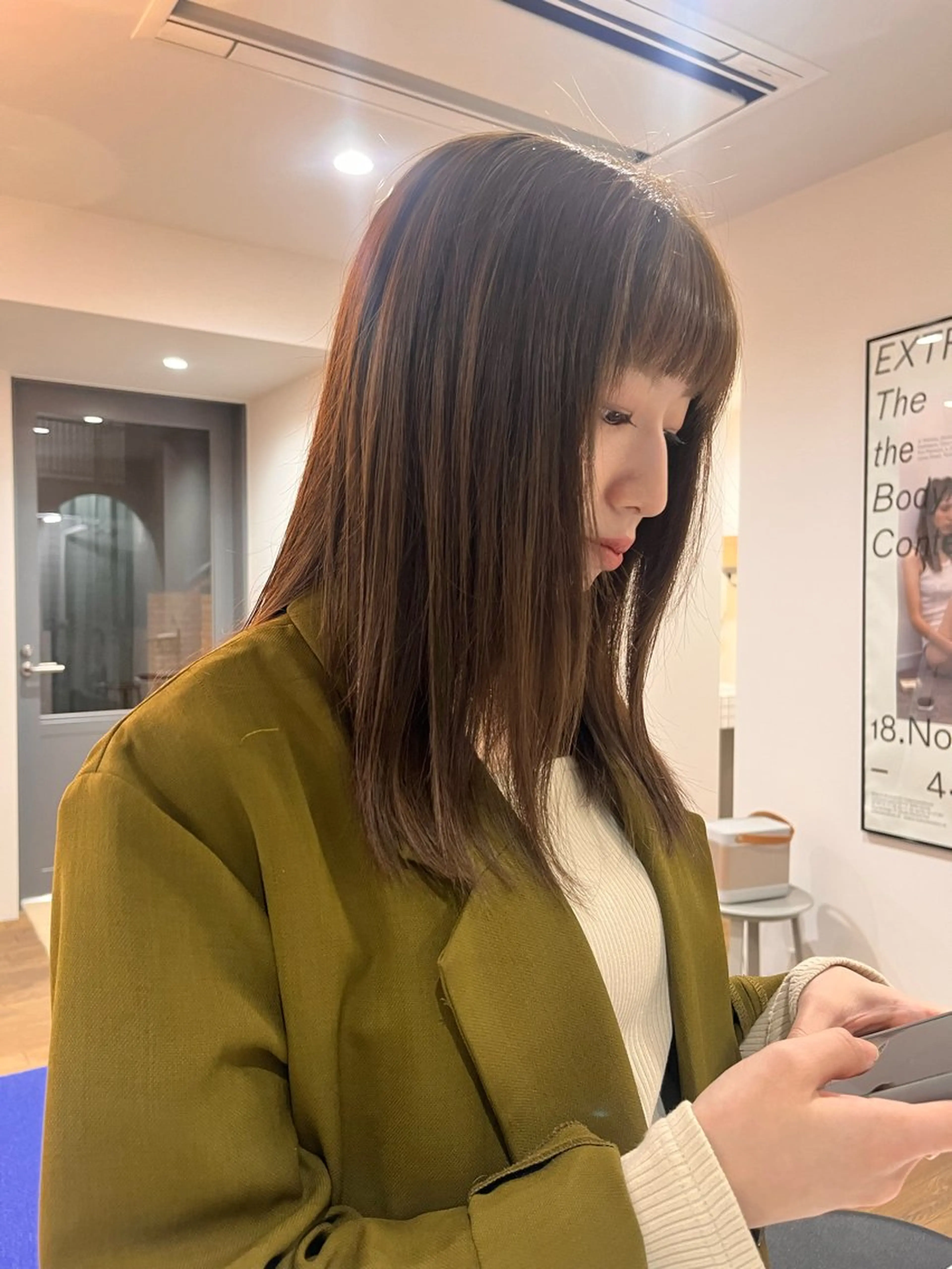 ロング カラー ヘアカラー ヘッドスパ 武村美咲/ 暖色/艶カラーのヘアスタイル