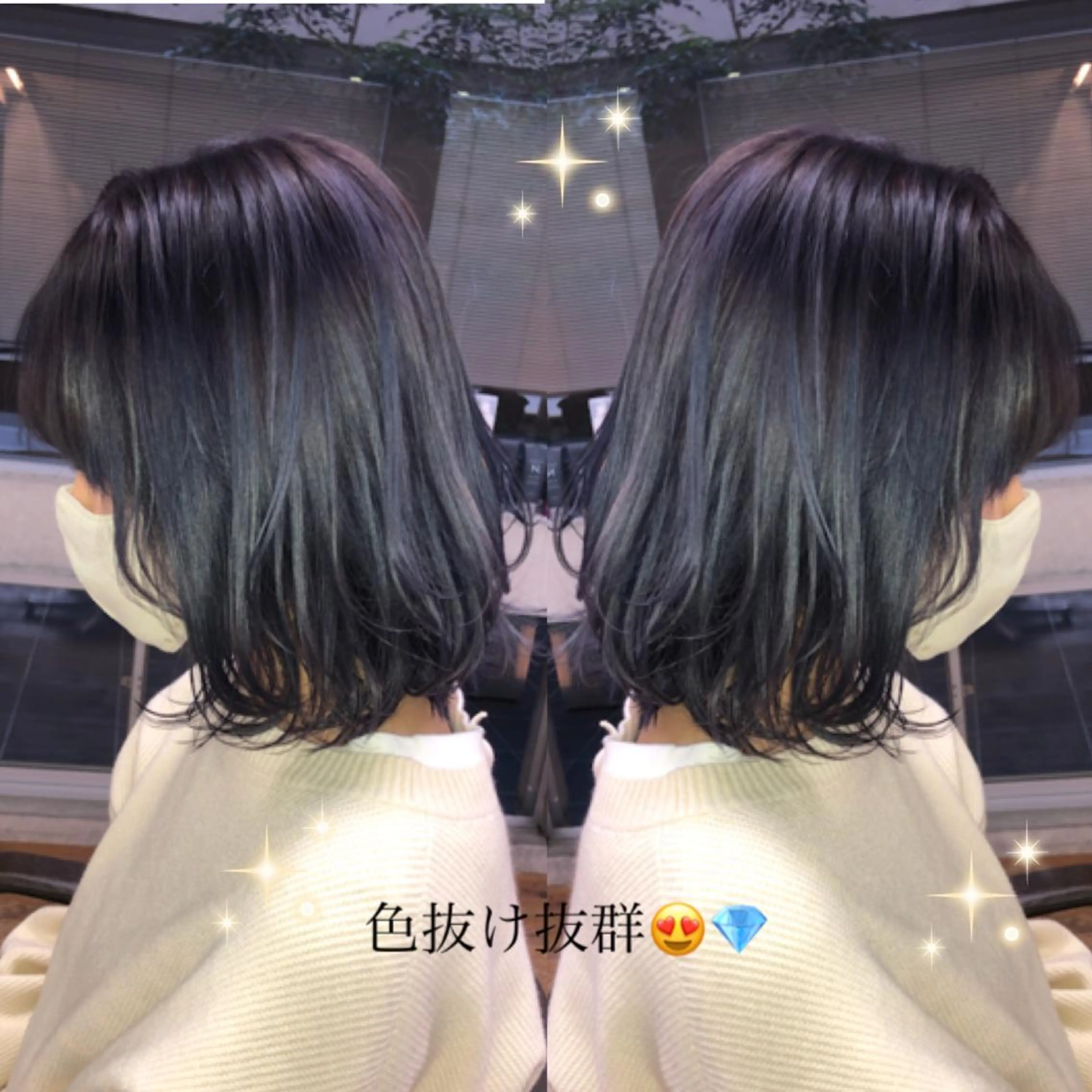 ショート カラー ラベンダーカラー シルバー nagisa /縮毛矯正のヘアスタイル