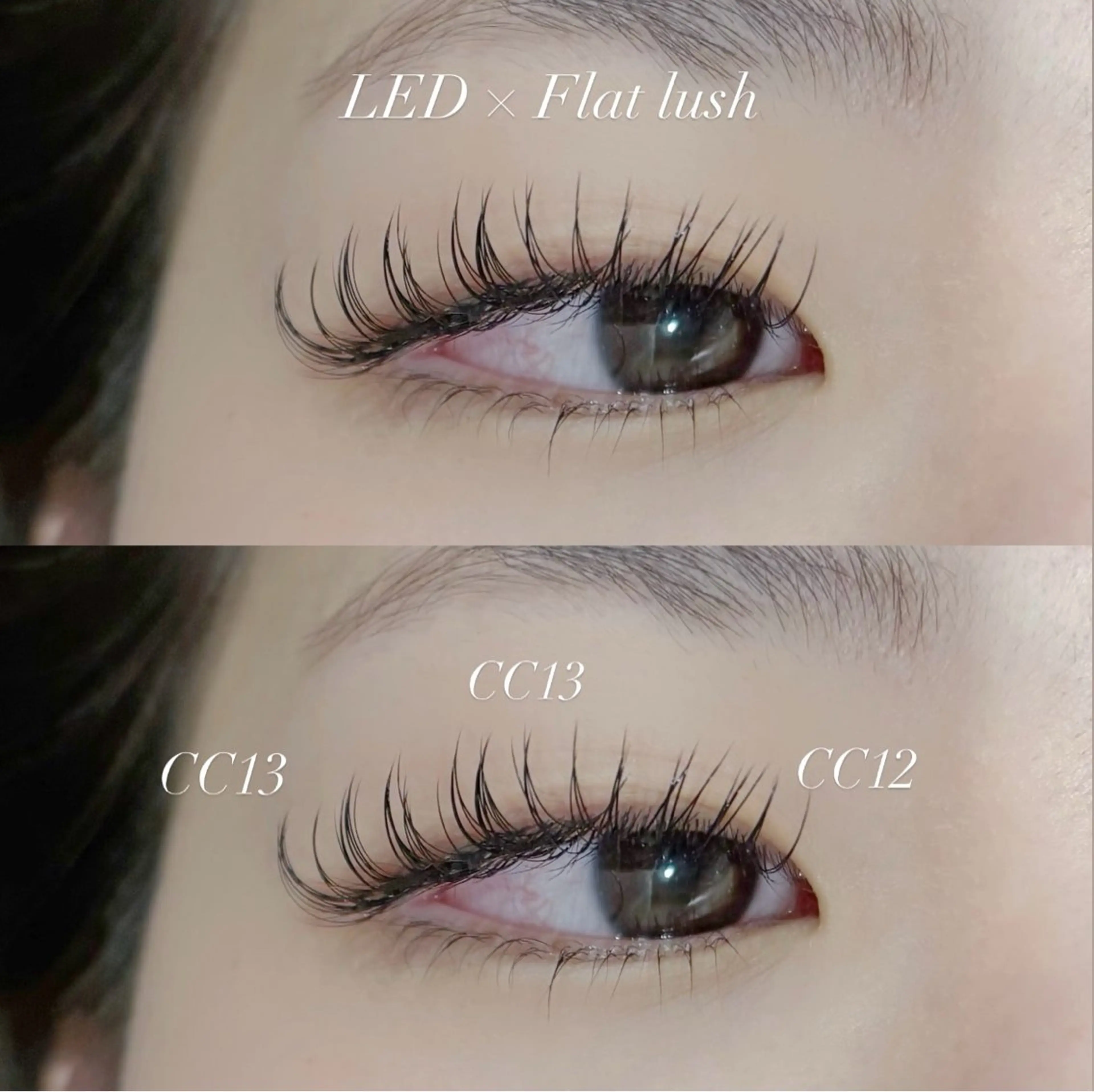 LED✨フラットラッシュ160本の写真