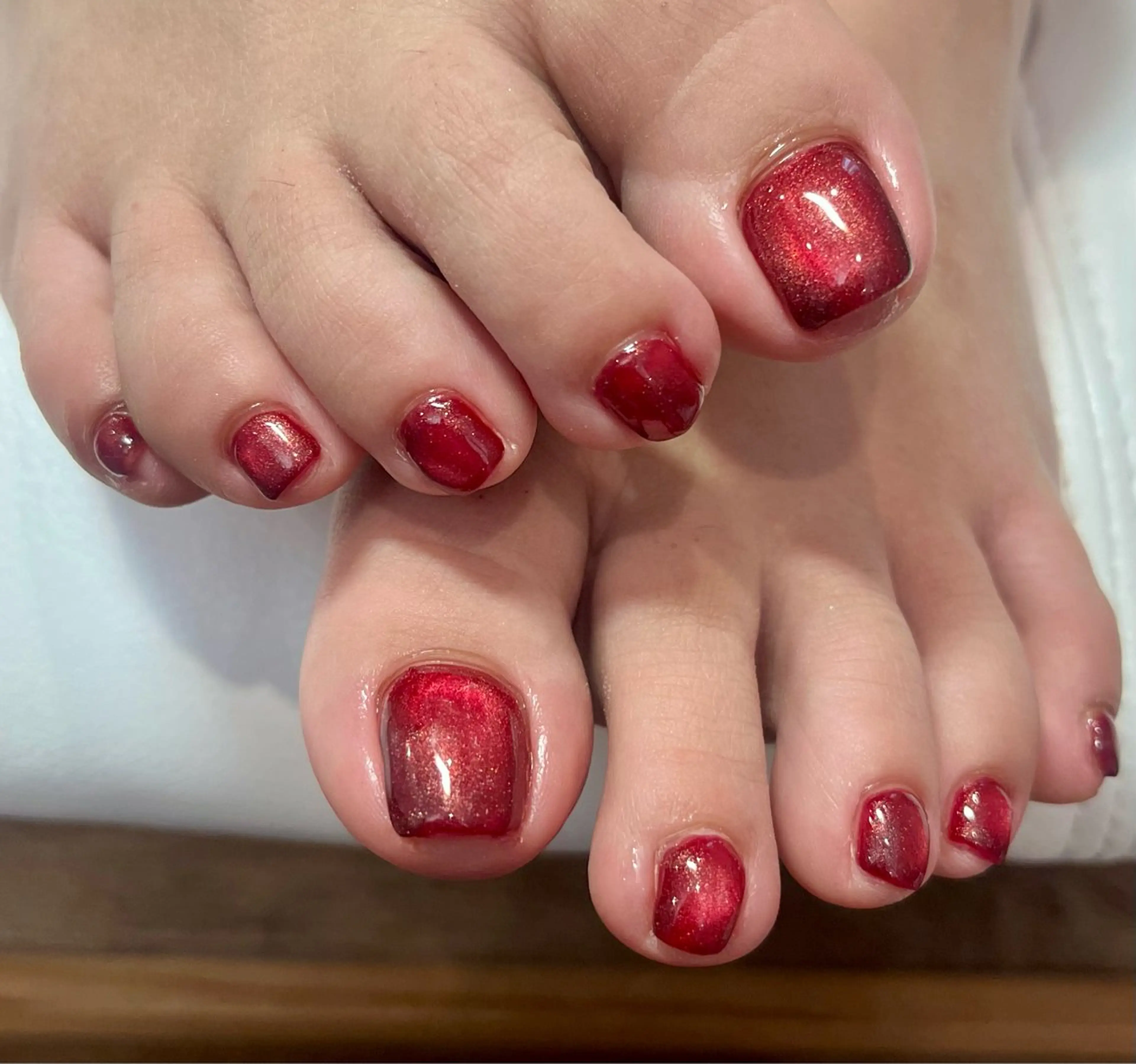 フットマグネットメニュー🫧【オフ込み】の方はこちら※ミラー、フラッシュネイルへの変更可能です！の写真