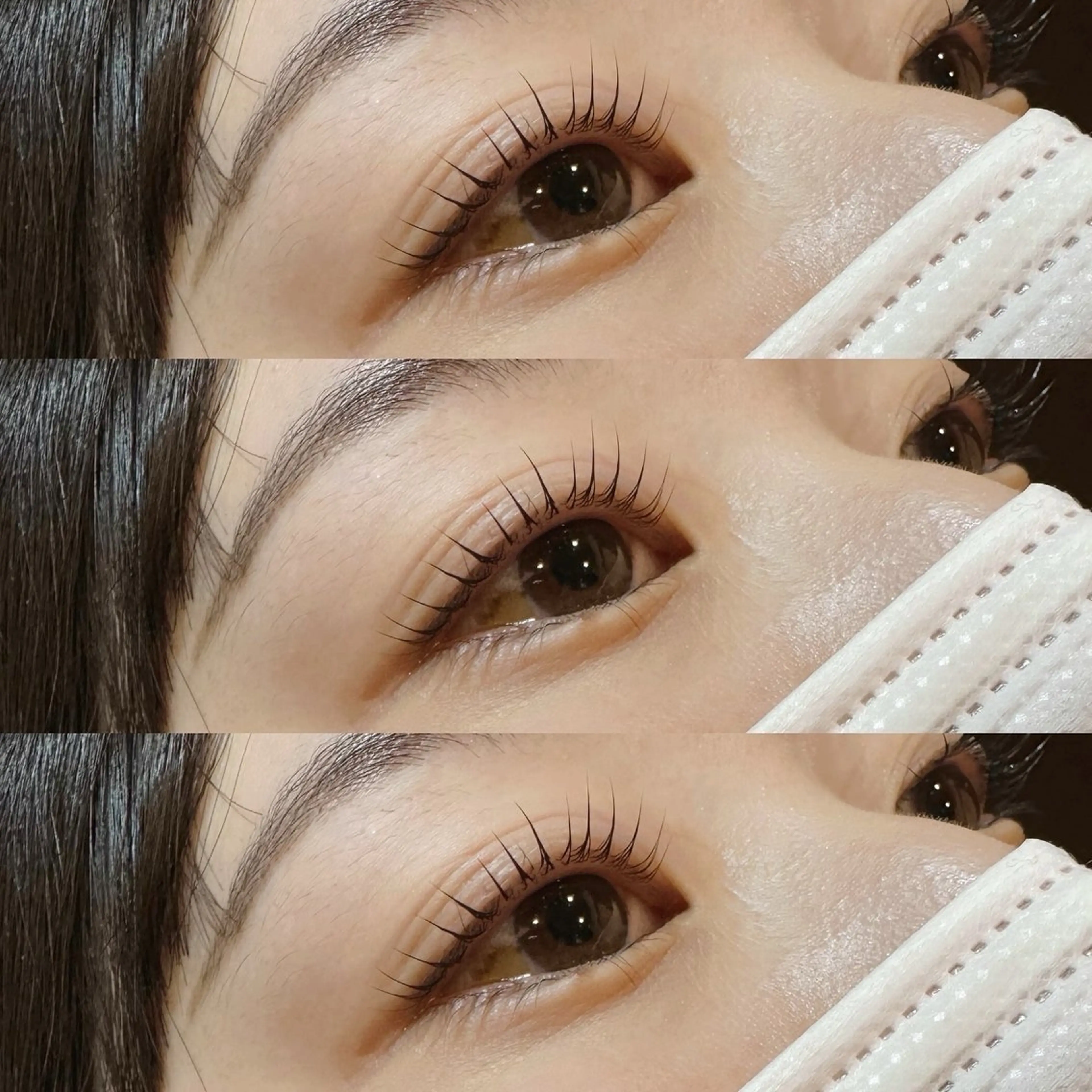 マツエク・マツパ パリジェンヌラッシュリフト まつげパーマ 一重×まつ毛パーマ マツパ nya-meluxe 杵渕彩希のマツエク・マツパデザイン