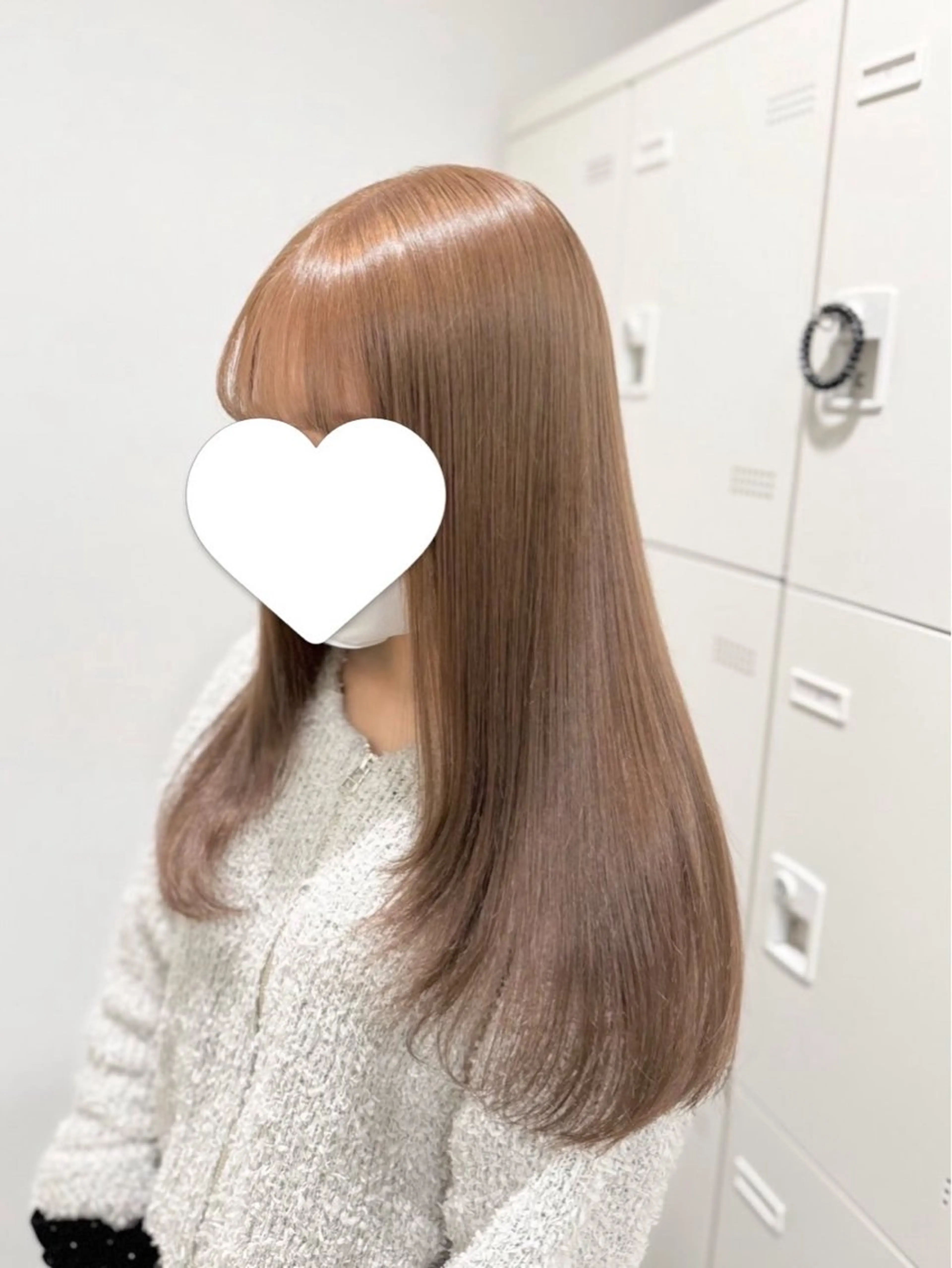 ロング カラー 韓国ヘア/透明感 カラー🎀RUNAのヘアスタイル