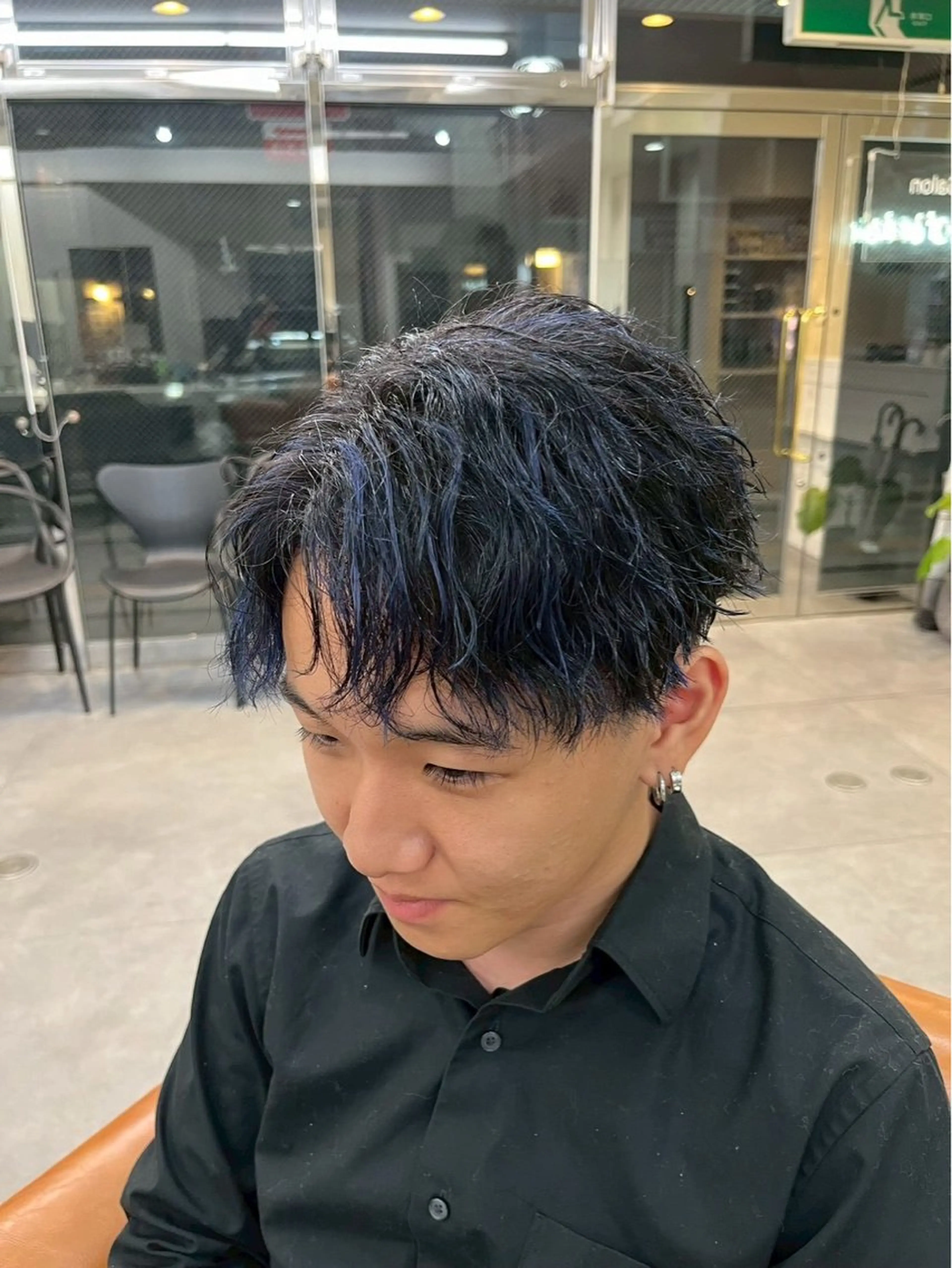 メンズ 京都駅メンズサロン マッシュのヘアスタイル