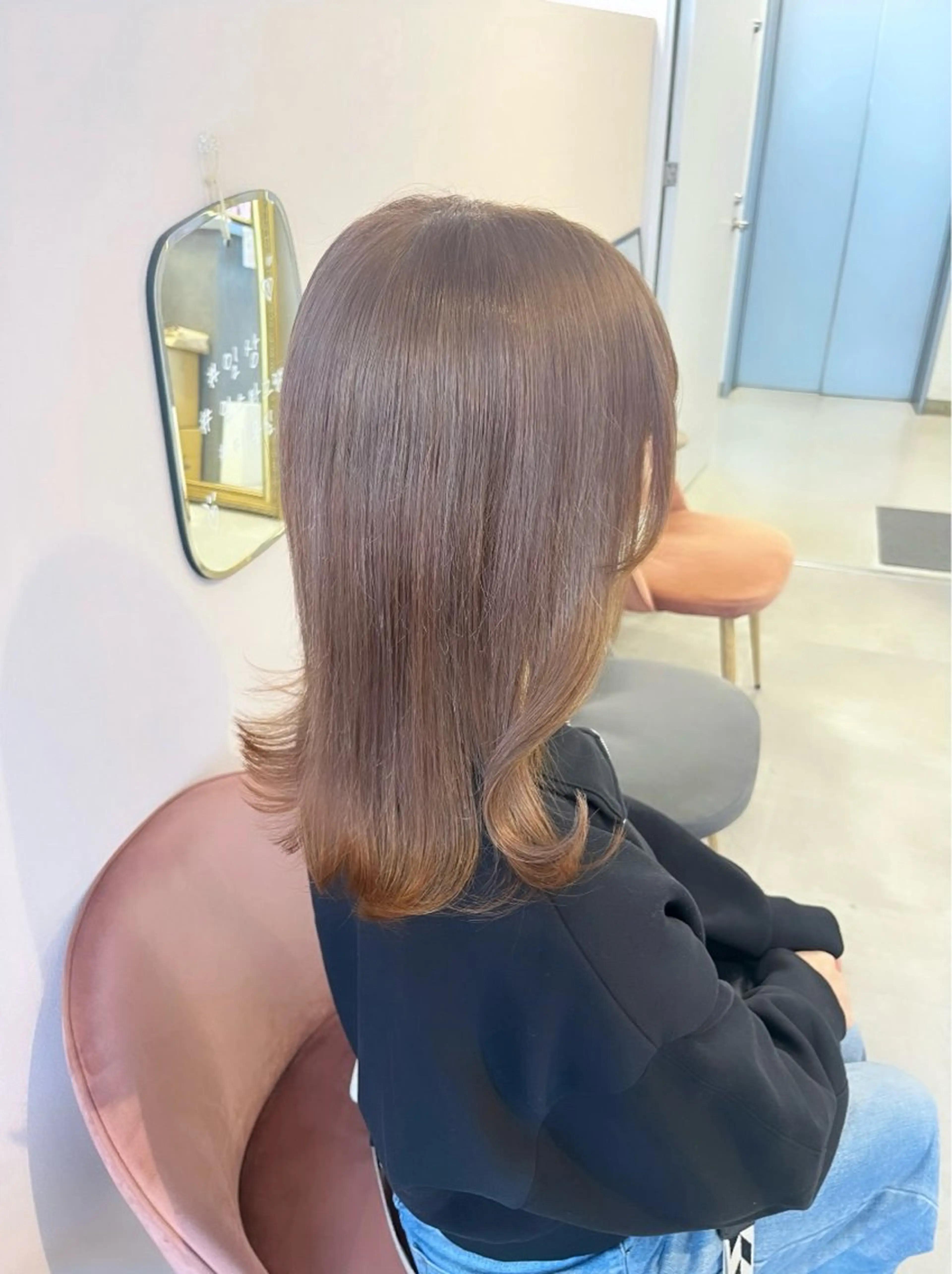 ミディアム ヘアカラー トリートメント 当日予約◎ risaのヘアスタイル