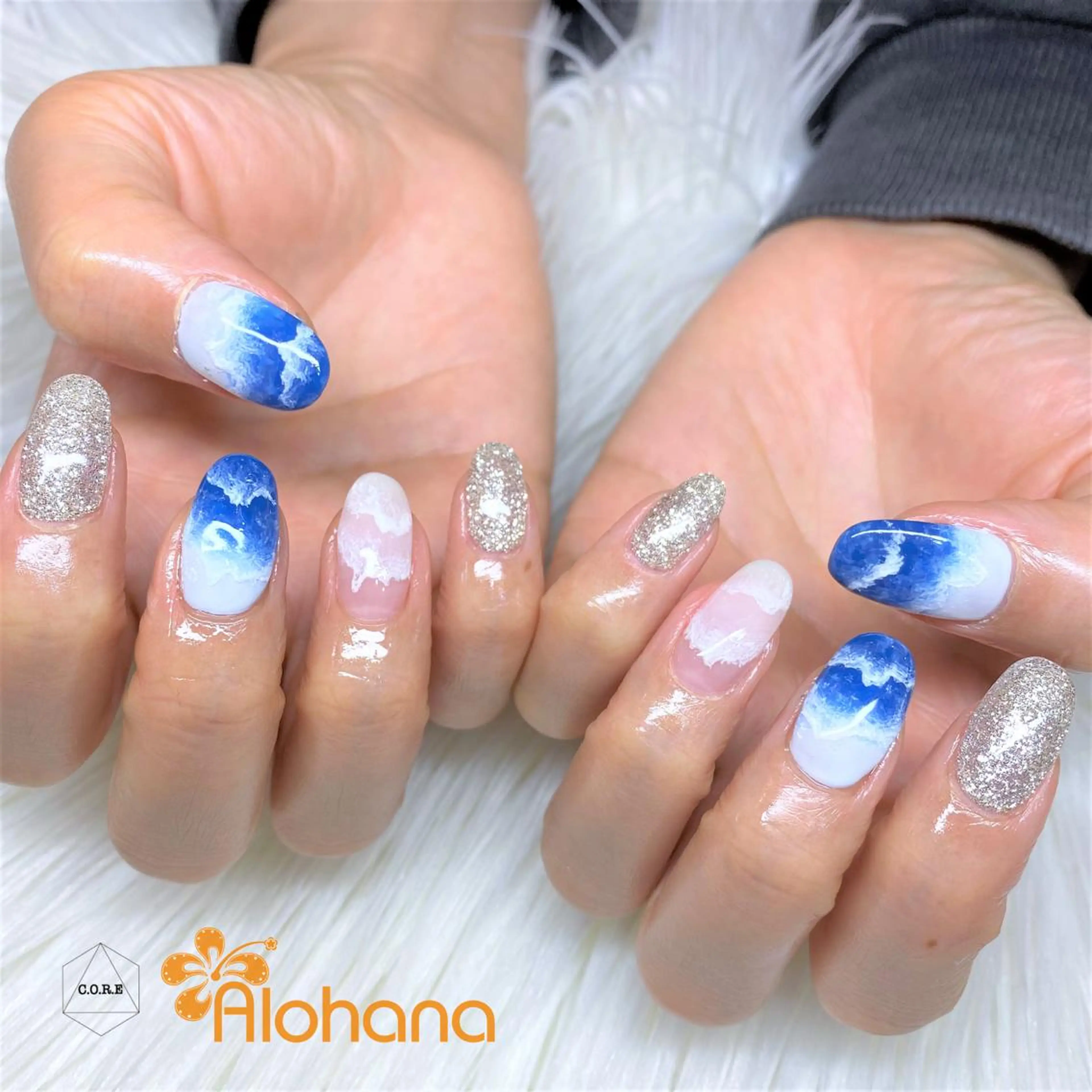 ネイル ハンドネイル Alohana Minaのネイルデザイン