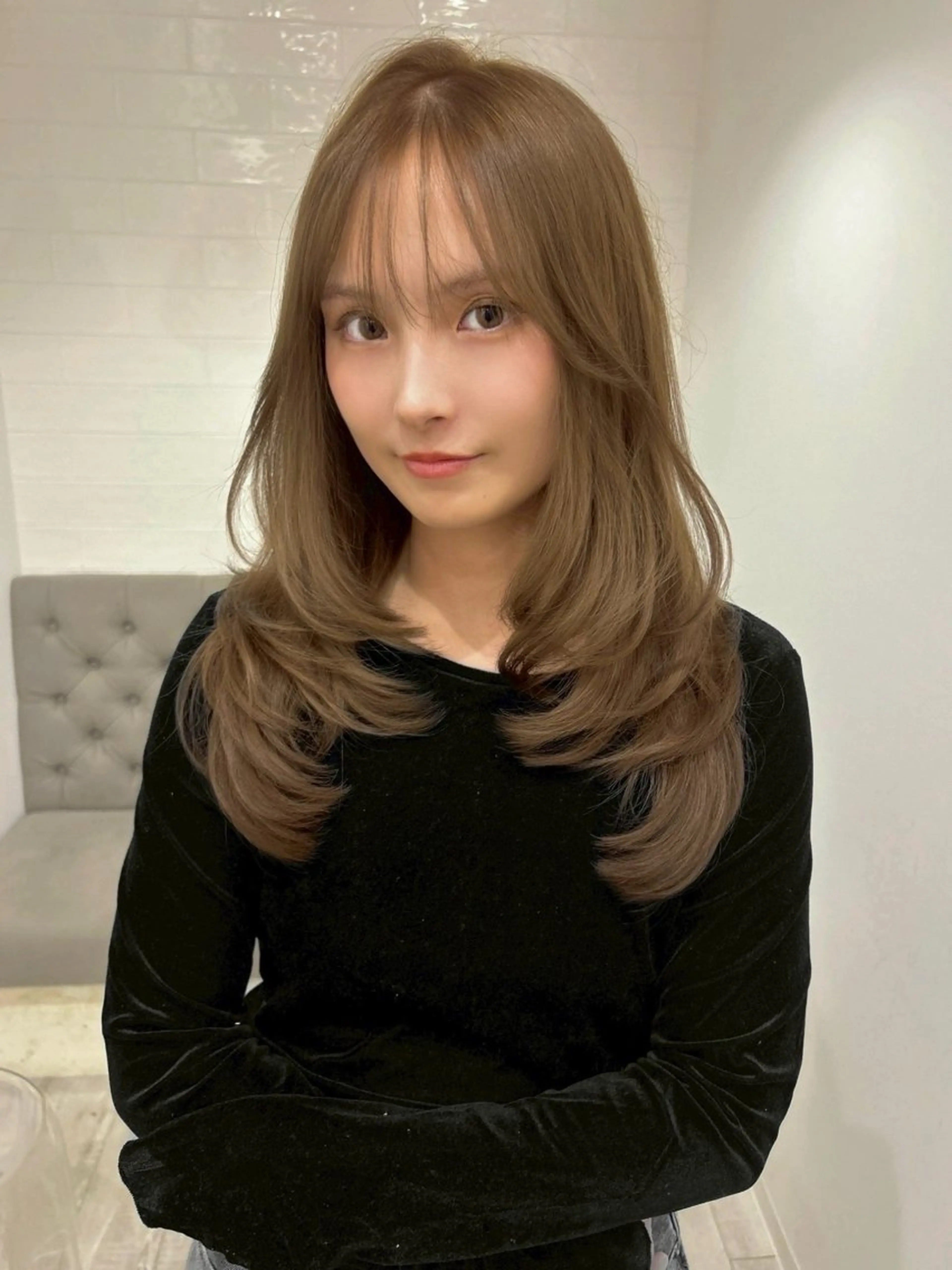 ロング ショート/パーマ /名古屋/Ayakaのヘアスタイル