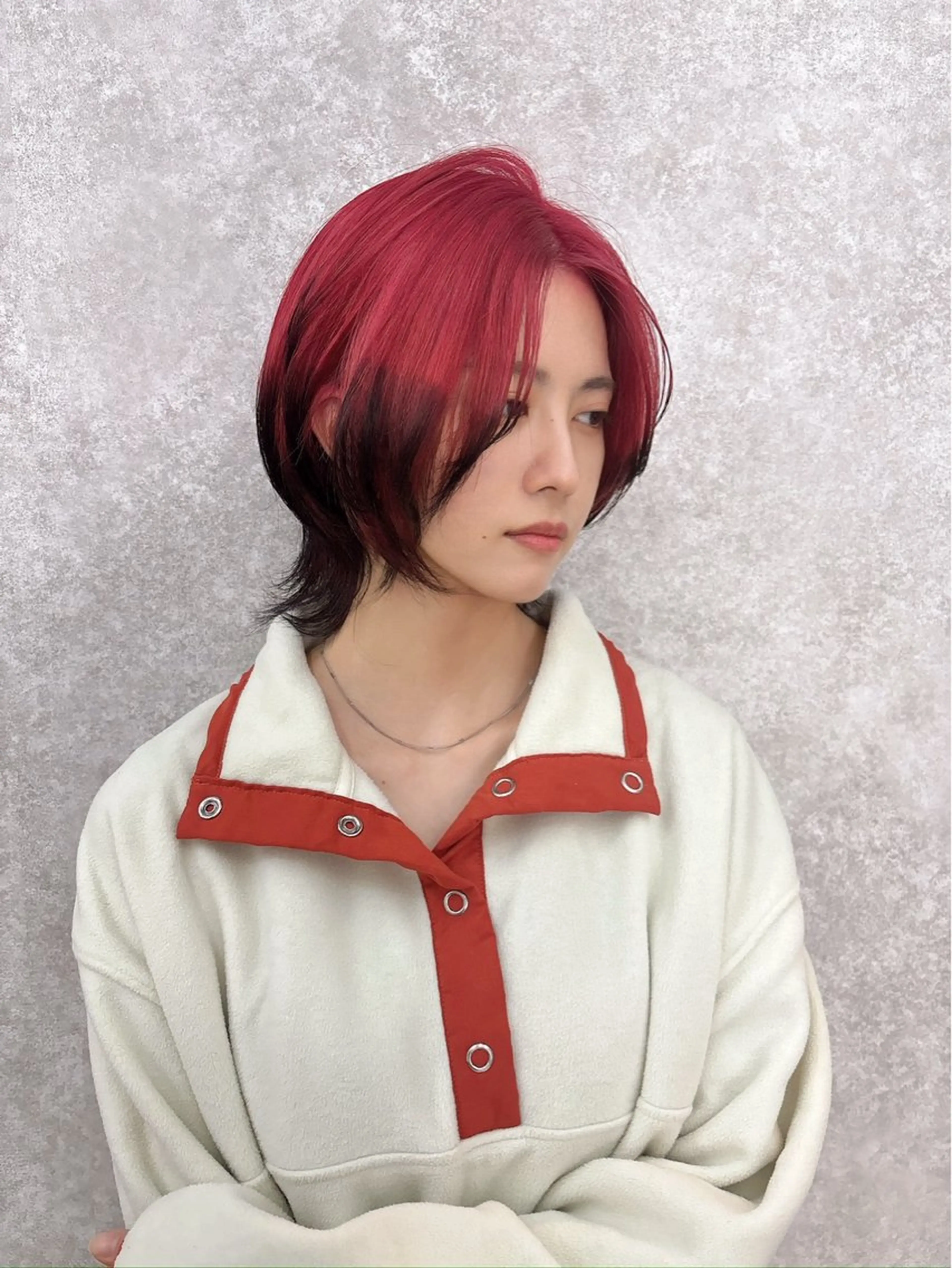 ショート ヘアカラー トリートメント せいと/レイヤー/ ハイトーン/艶髪のヘアスタイル