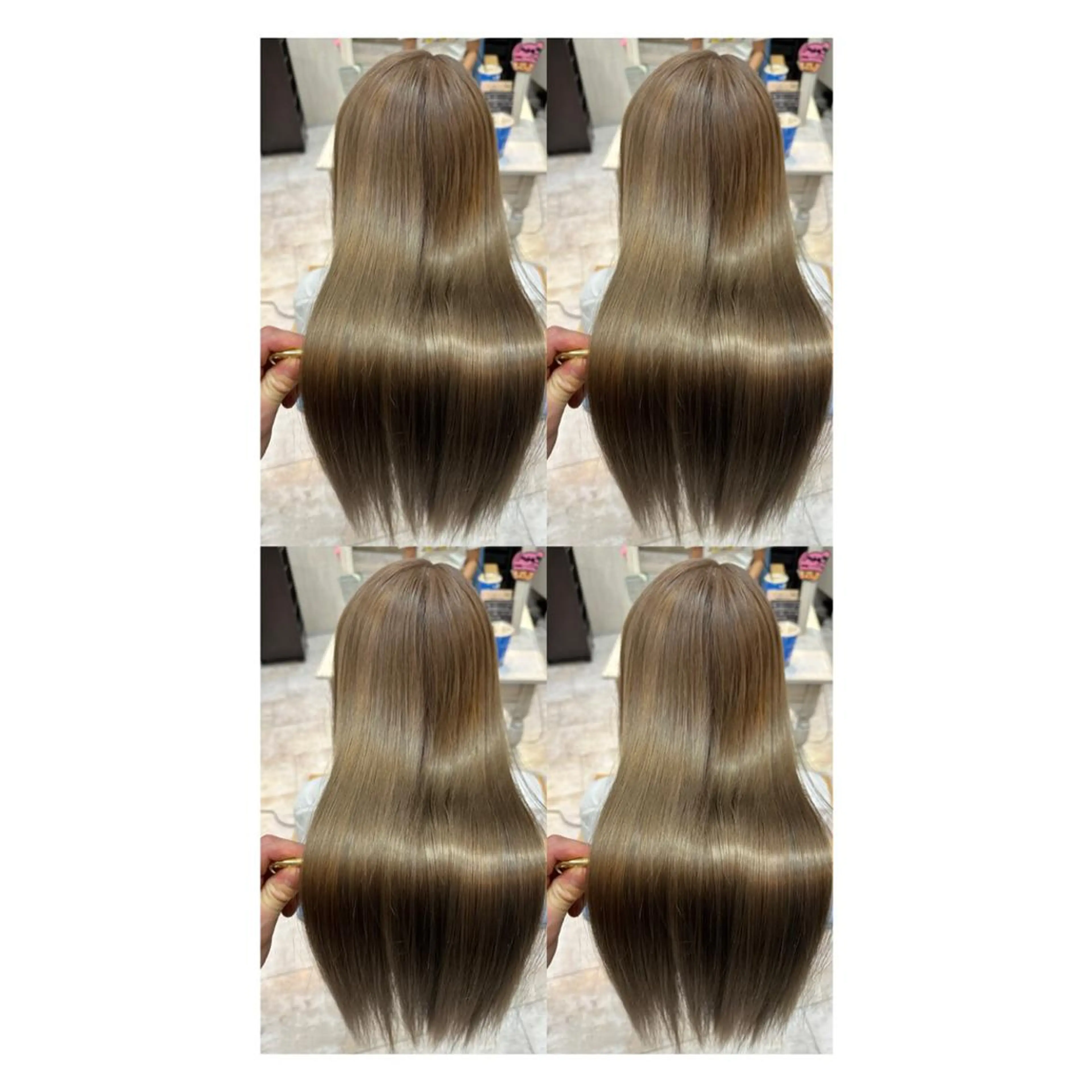 ロング カラー 透明感カラー 髪質改善 縮毛矯正 トリートメント ヘアカラー トリートメント 店長✨レイヤー✖️ 髪質改善✖️韓国ヘアのヘアスタイル