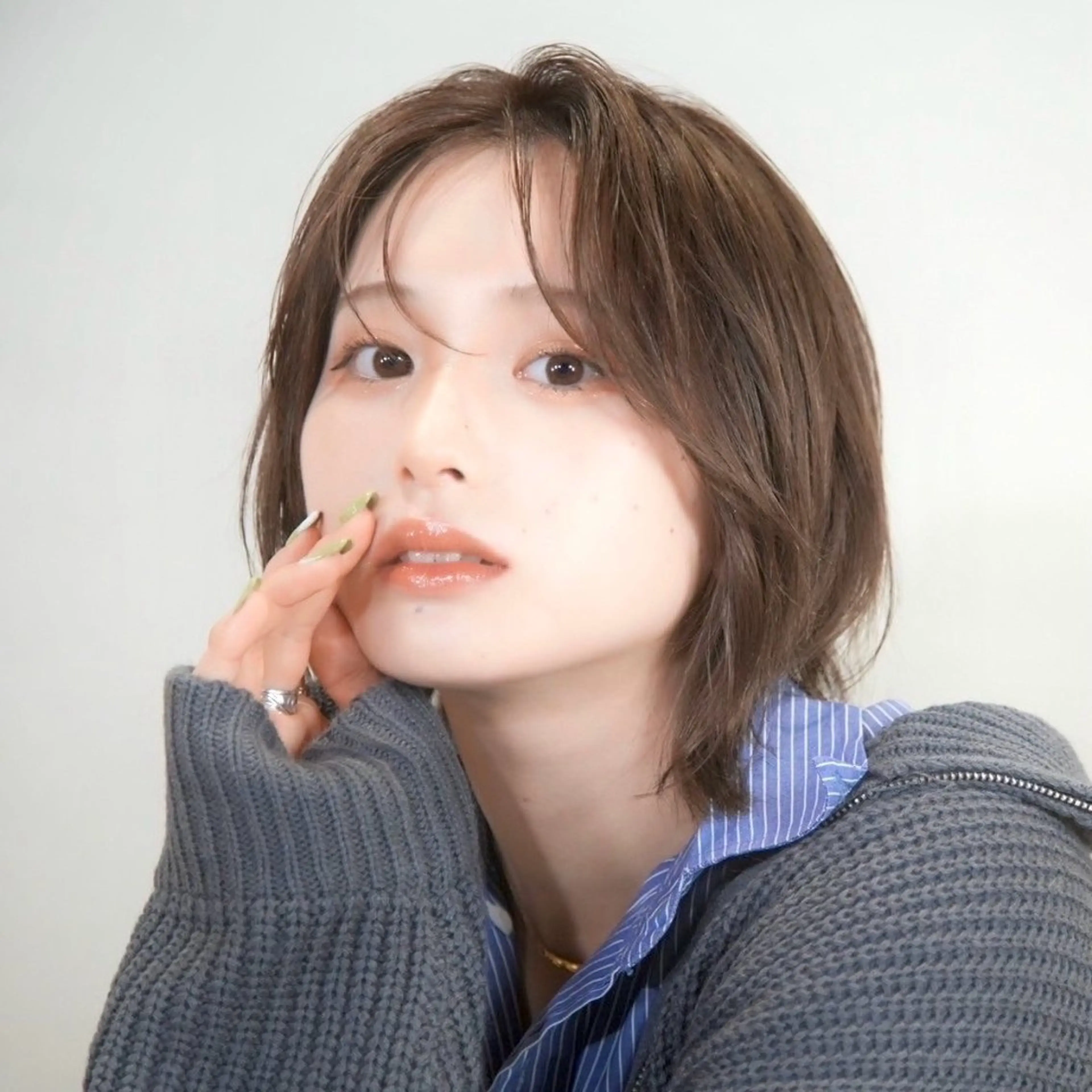 ショート カラー 韓国風ヘア ヘアカラー トリートメント 🔥メンズ🔥かっこ いいが正義！代表柿崎のヘアスタイル