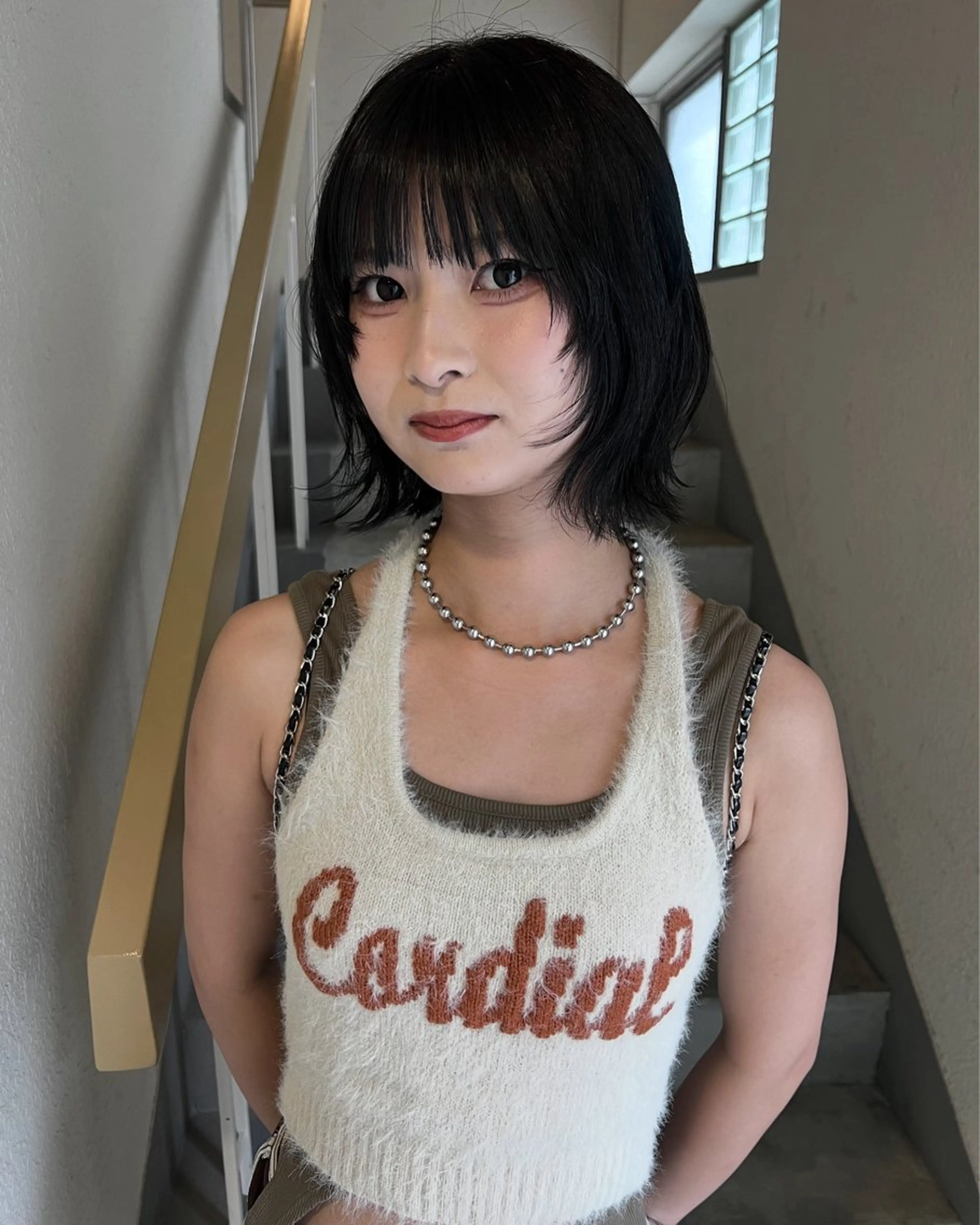 ショート ヘアカラー トリートメント SIKI ゆうのヘアスタイル