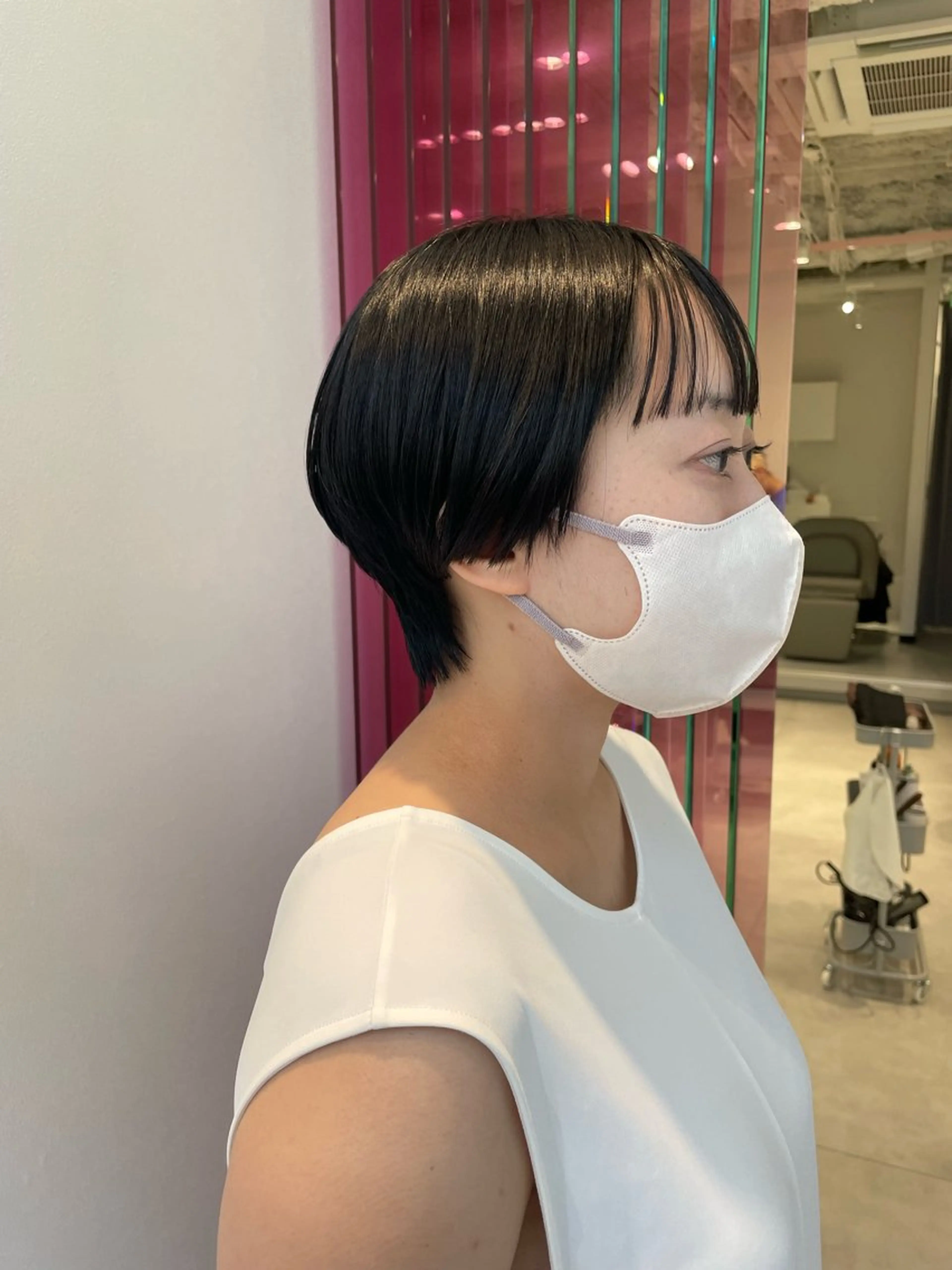 ショート ハンサムショート ショートヘア レイヤー♡ 石川優奈のヘアスタイル