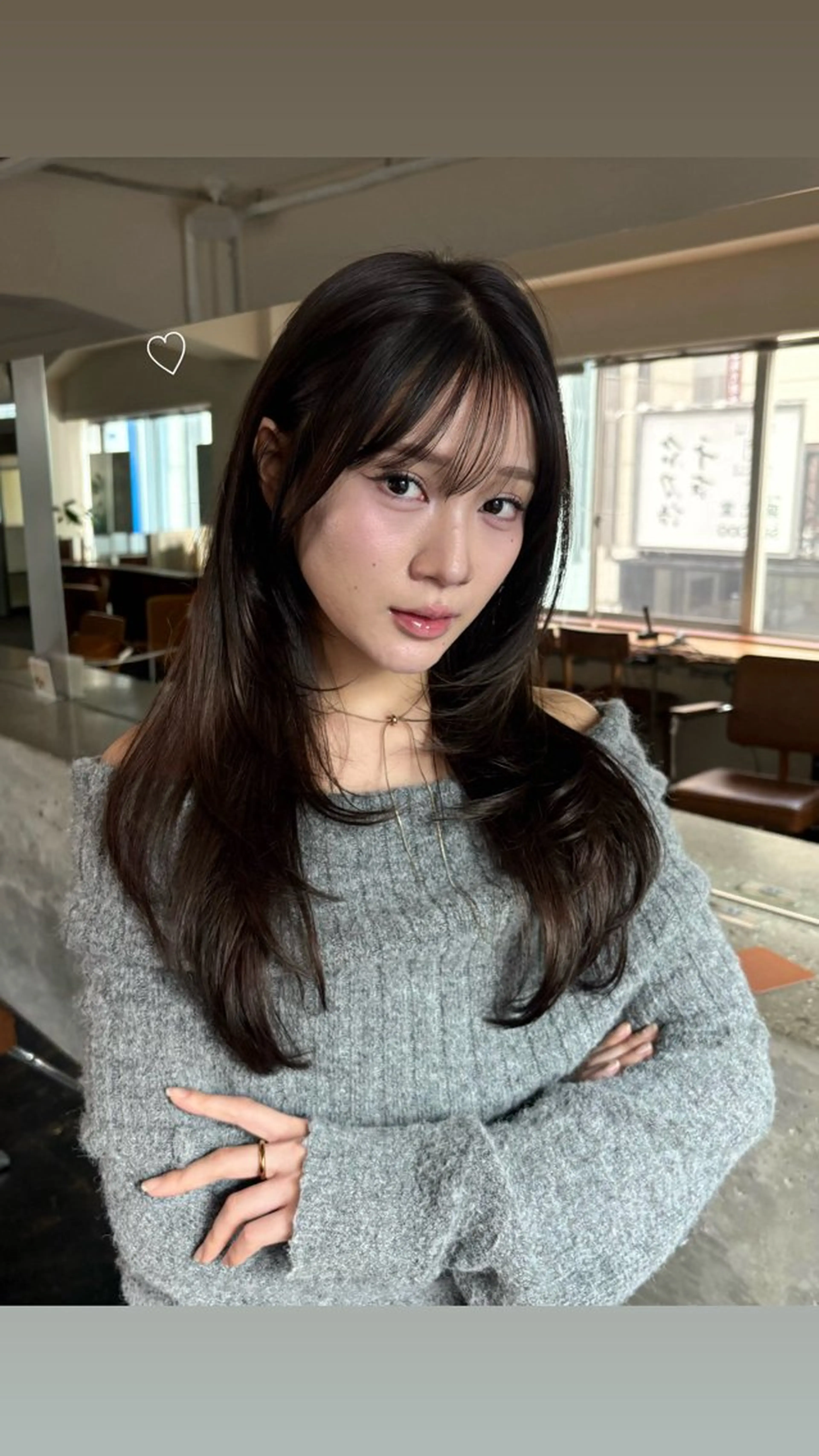 セミロング カット ヘアカラー トリートメント レイヤー/顔周り/ 透明感/ののか💞のヘアスタイル