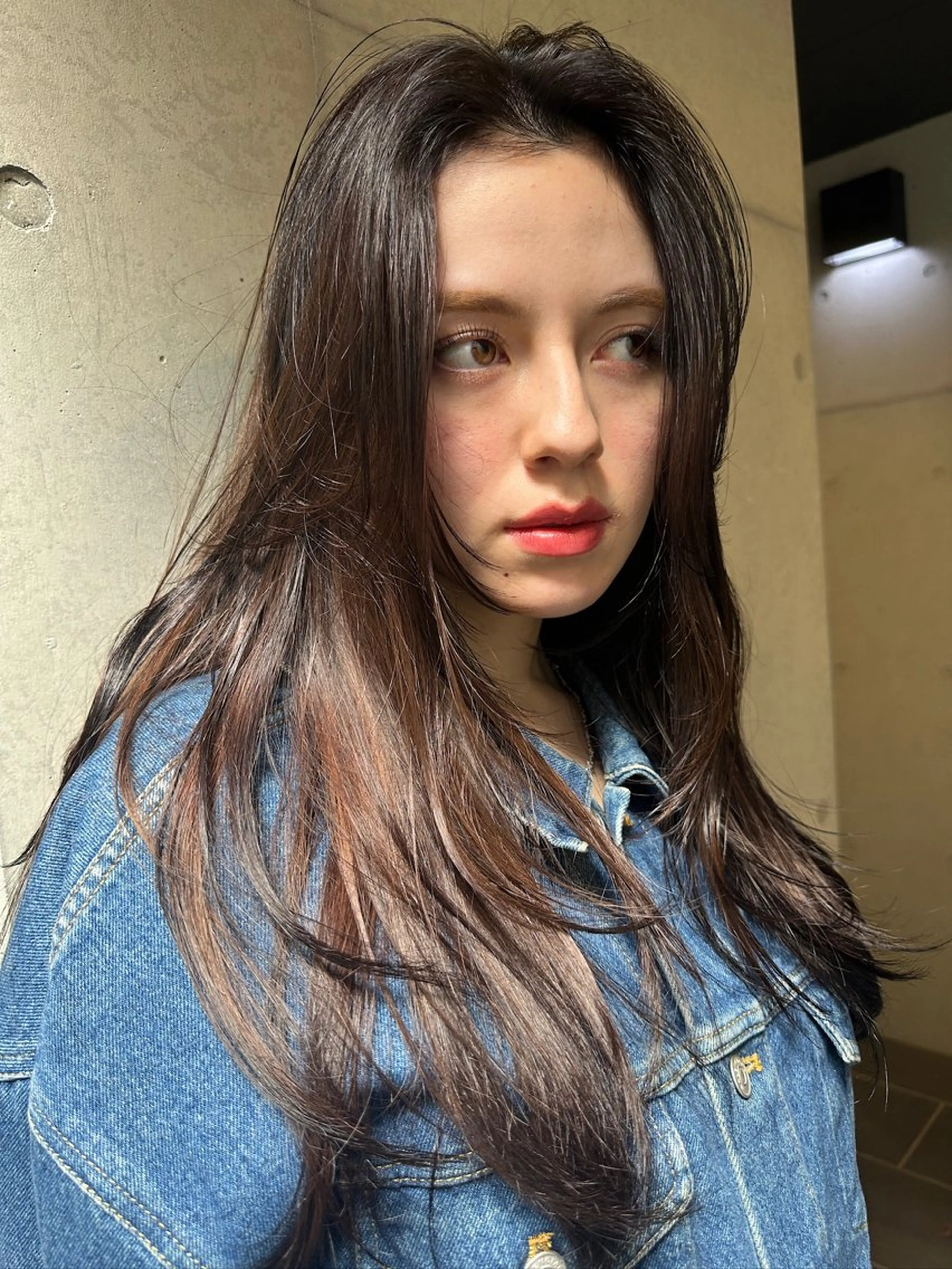 🉐当日限定🉐デザインカット＋シングルカラー（#レイヤー#ウルフ）の写真