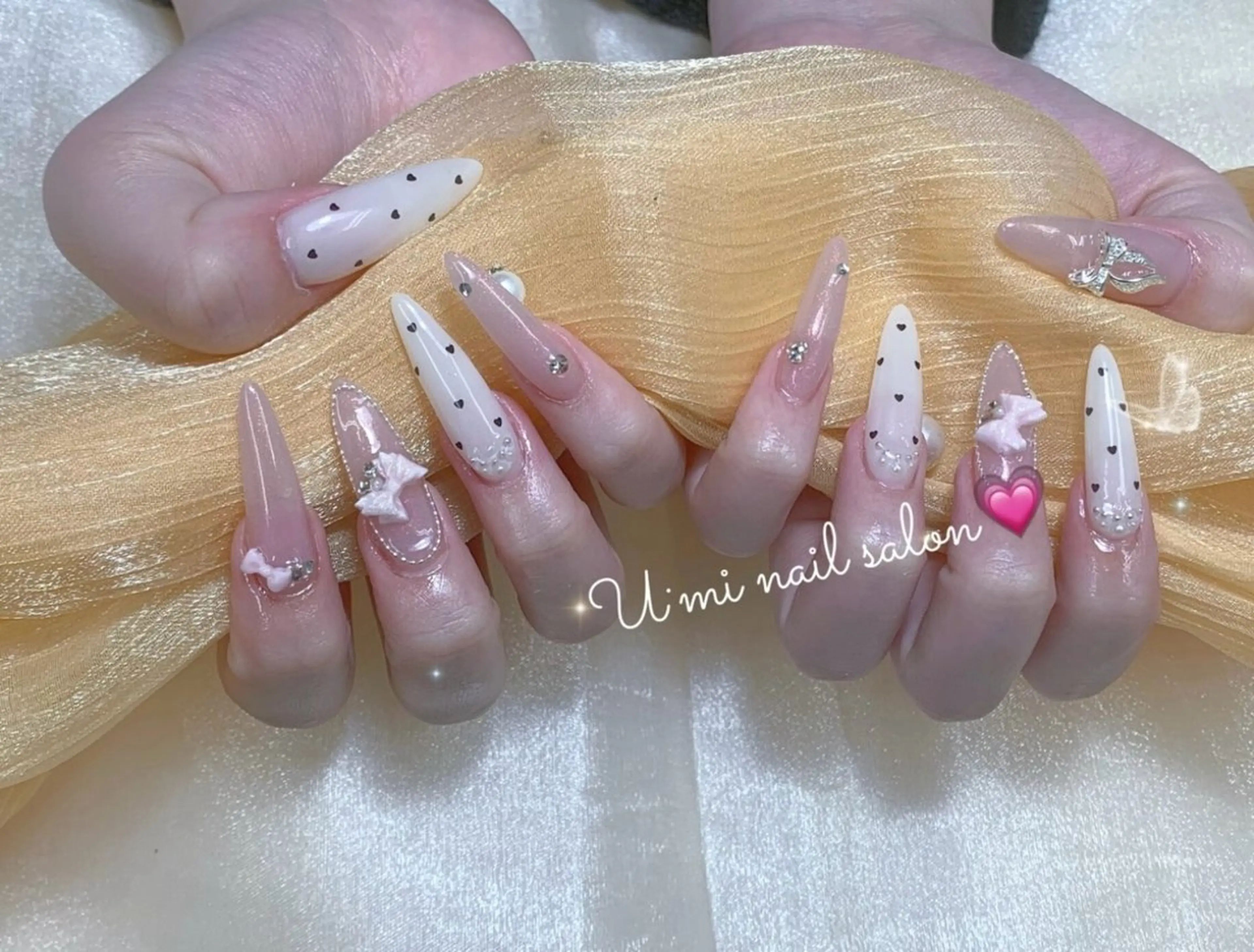 ネイル 長さ出し U·MI 上野御徒町店のネイルデザイン