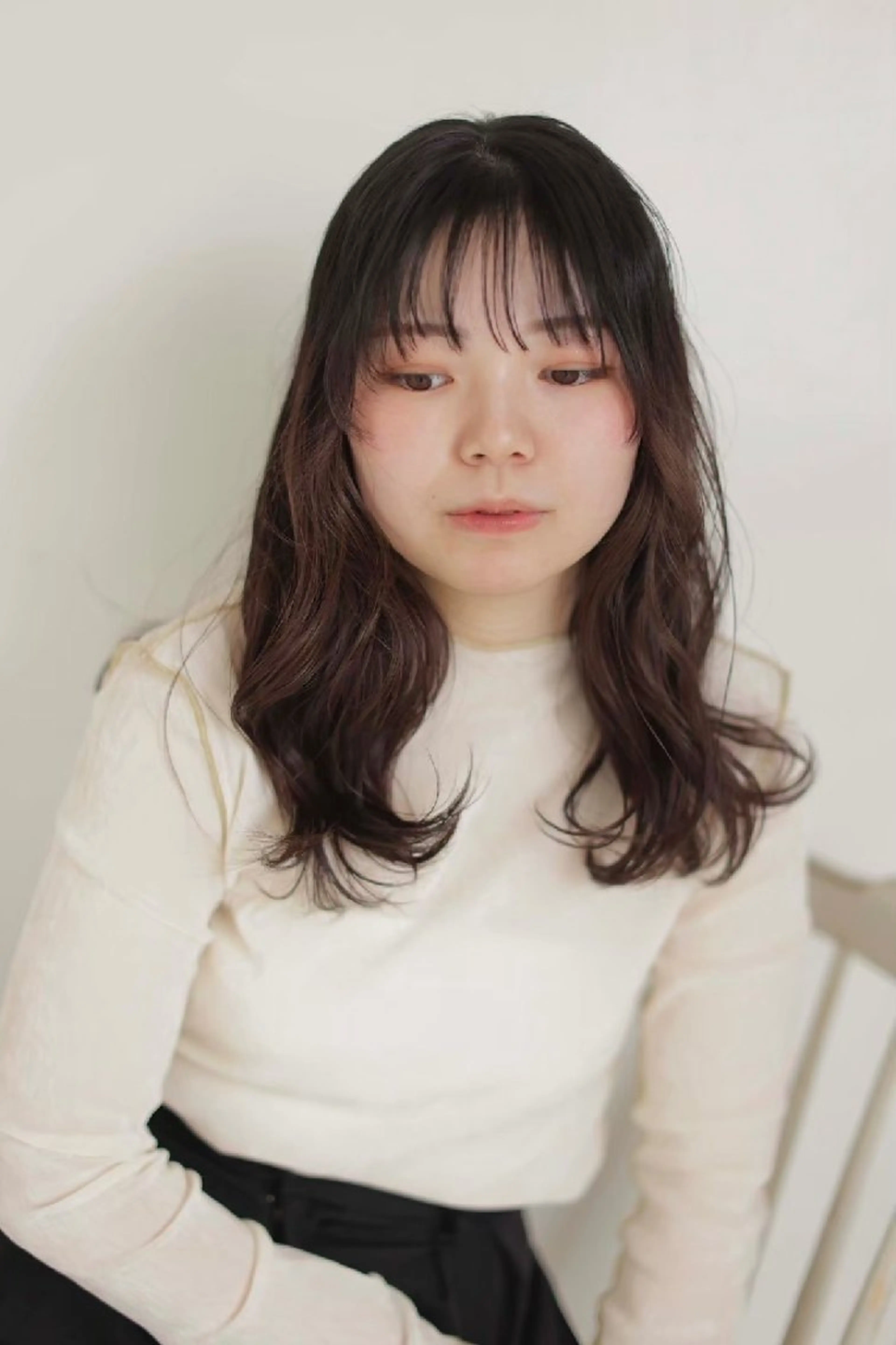カラー ヘアカラー トリートメント 束感まつぱ🫧 なつき🫧のマツエク・マツパデザイン