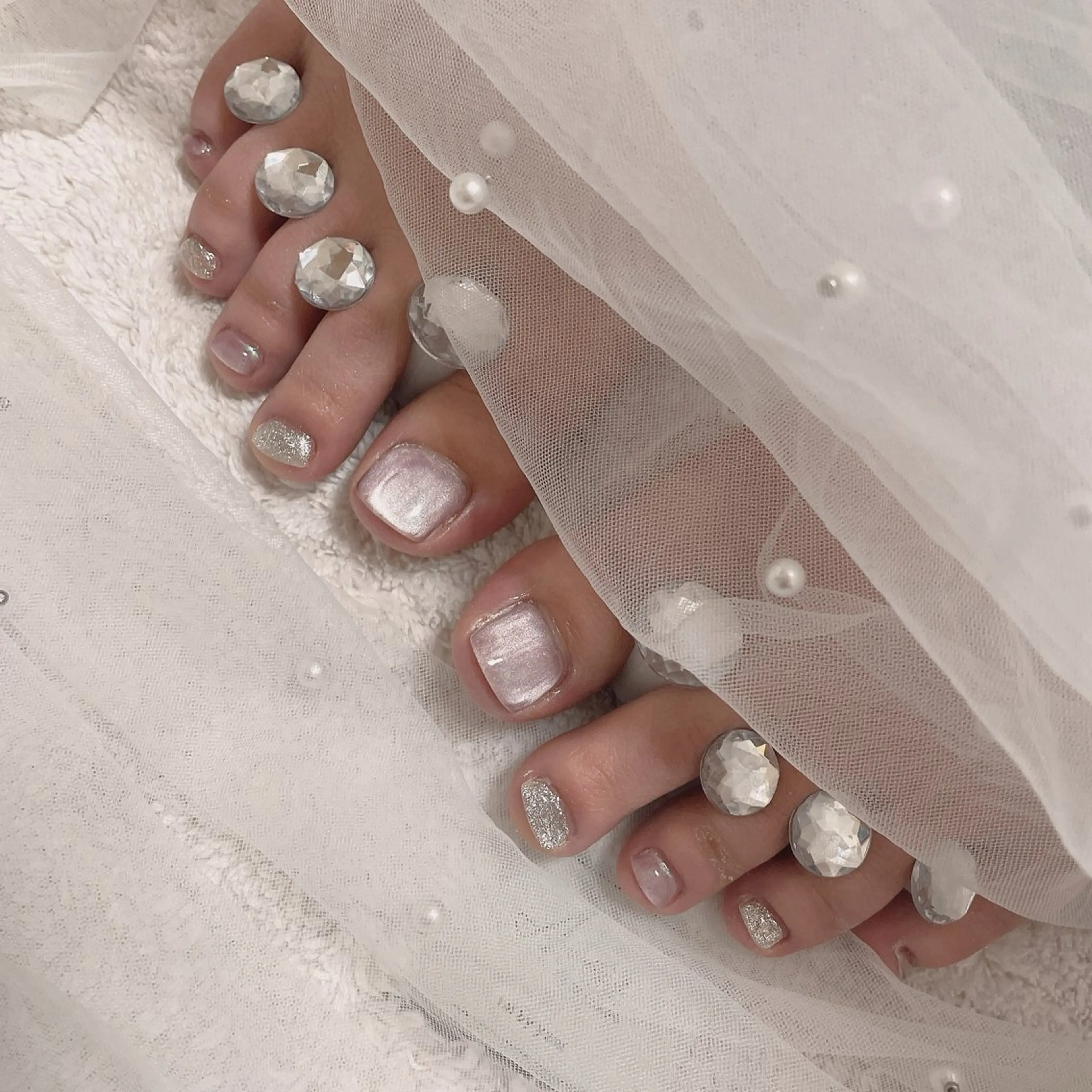 ネイル フットネイル マグネットネイル ネイルサロン なっちゃん(古千谷)のネイルデザイン