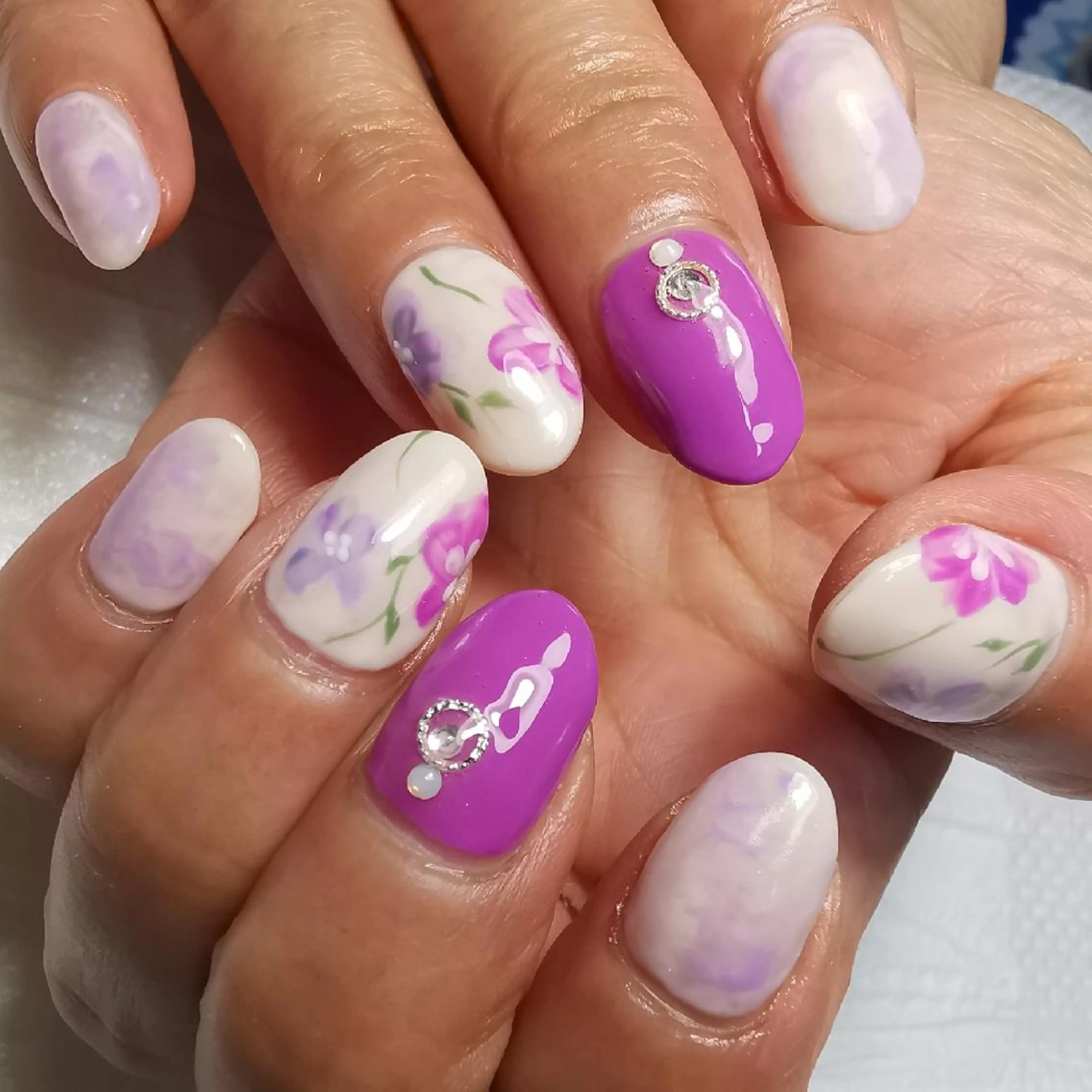 ネイル フラワーネイル ハンドネイル reve あやののネイルデザイン