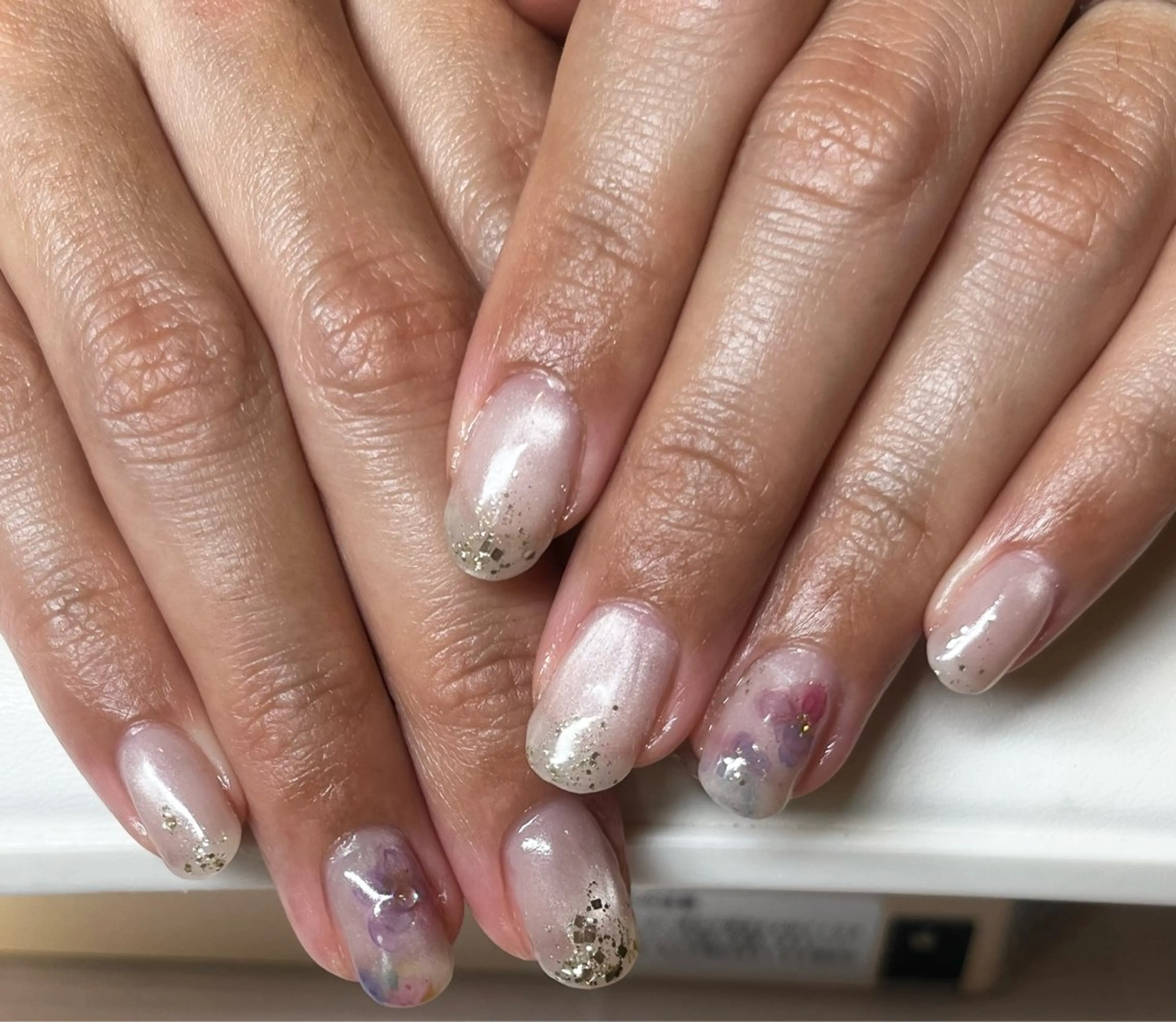 ネイル フラワーネイル マグネットネイル ハンドネイル フットネイル 〜Pearl me〜 Michiのネイルデザイン
