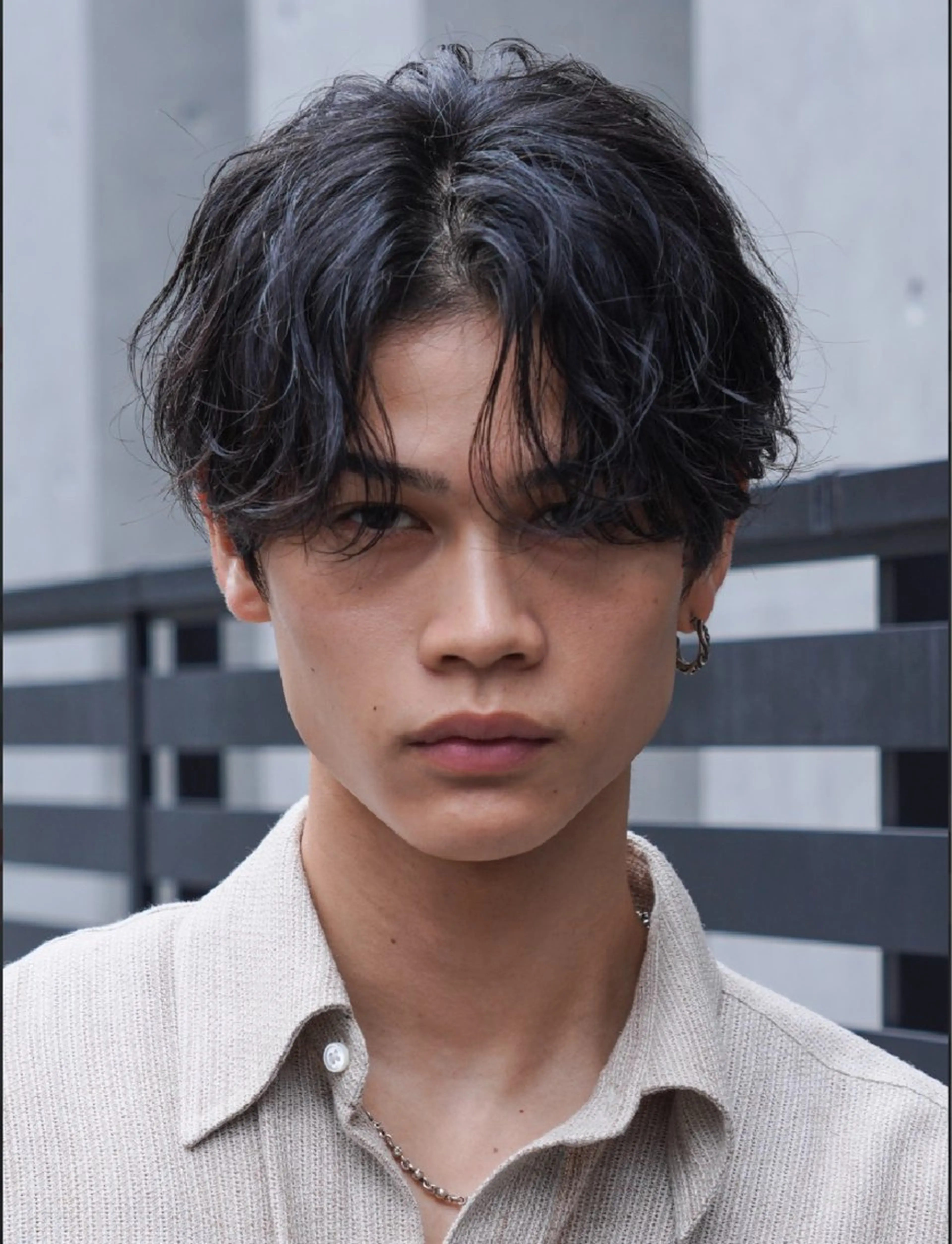 パーマ メンズ メンズパーマ 夏果⭐︎fifth 天神 海外風パーマのヘアスタイル