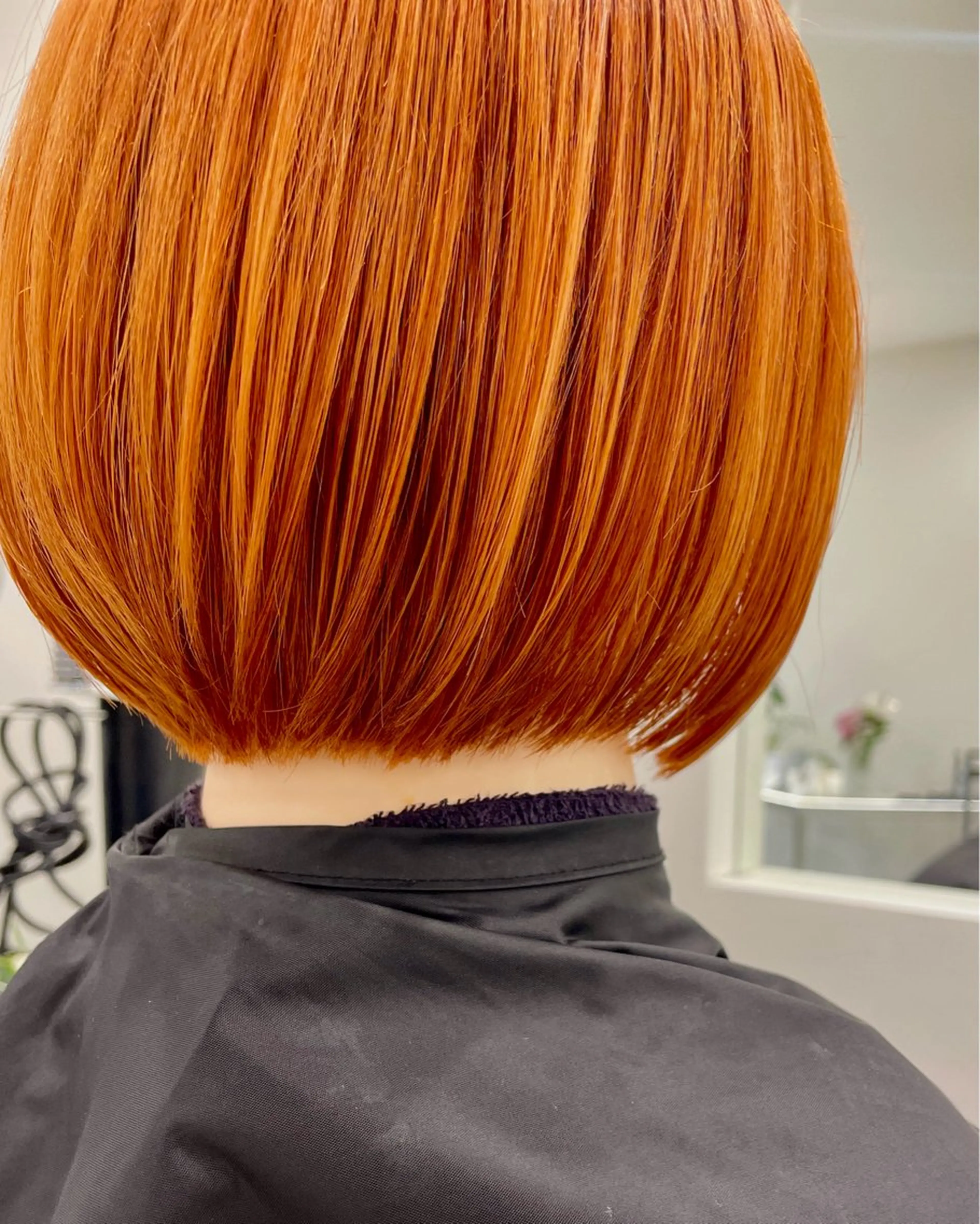 ショート カラー ブリーチ ケアブリーチ ボブ 韓国風ヘア レイヤーカット 💝似合わせカット& カラーＵｒｕｎａ💝のヘアスタイル