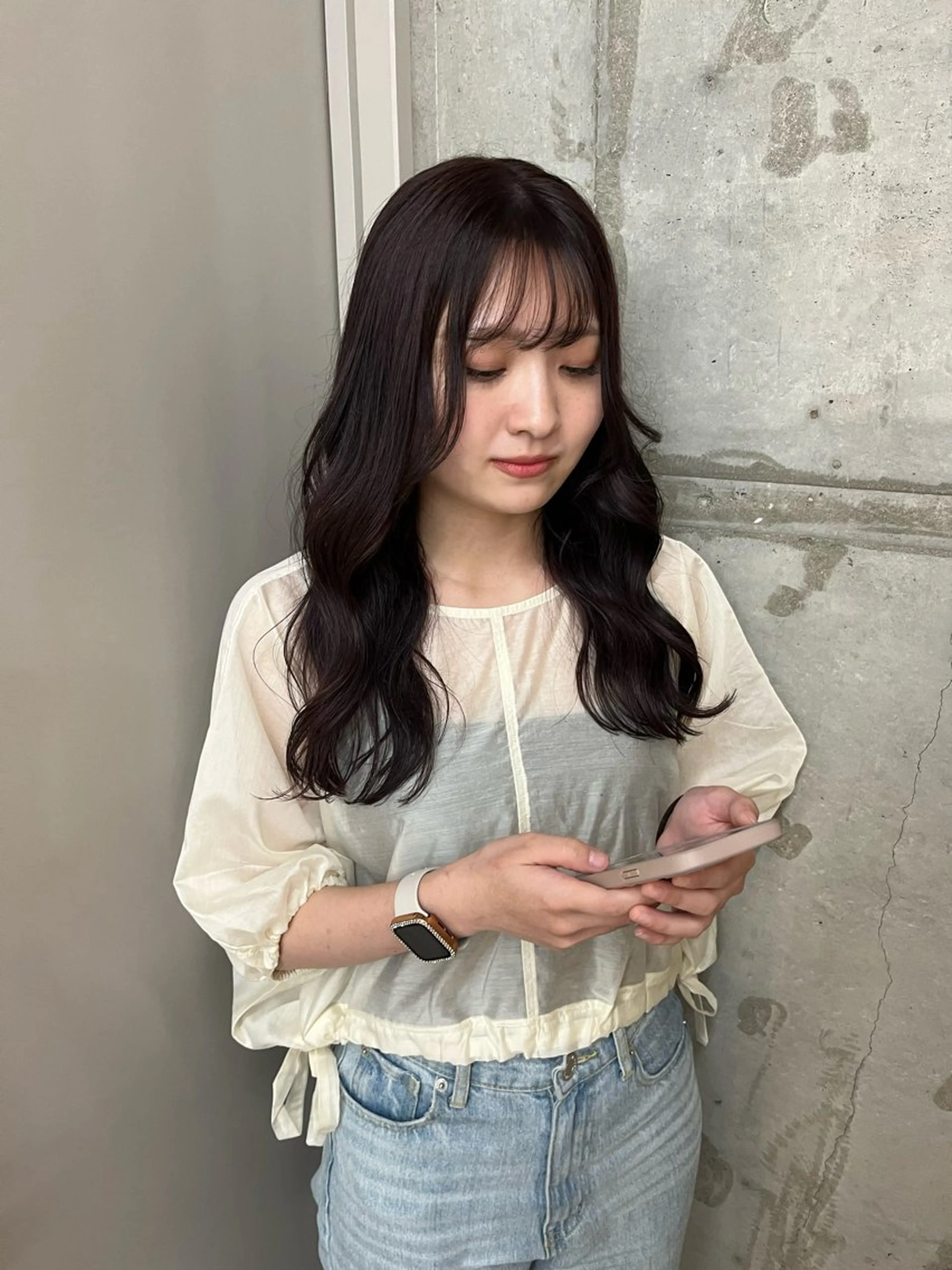 カラー ラベンダーカラー カットモデル募集中 Yui🎀✨のヘアスタイル