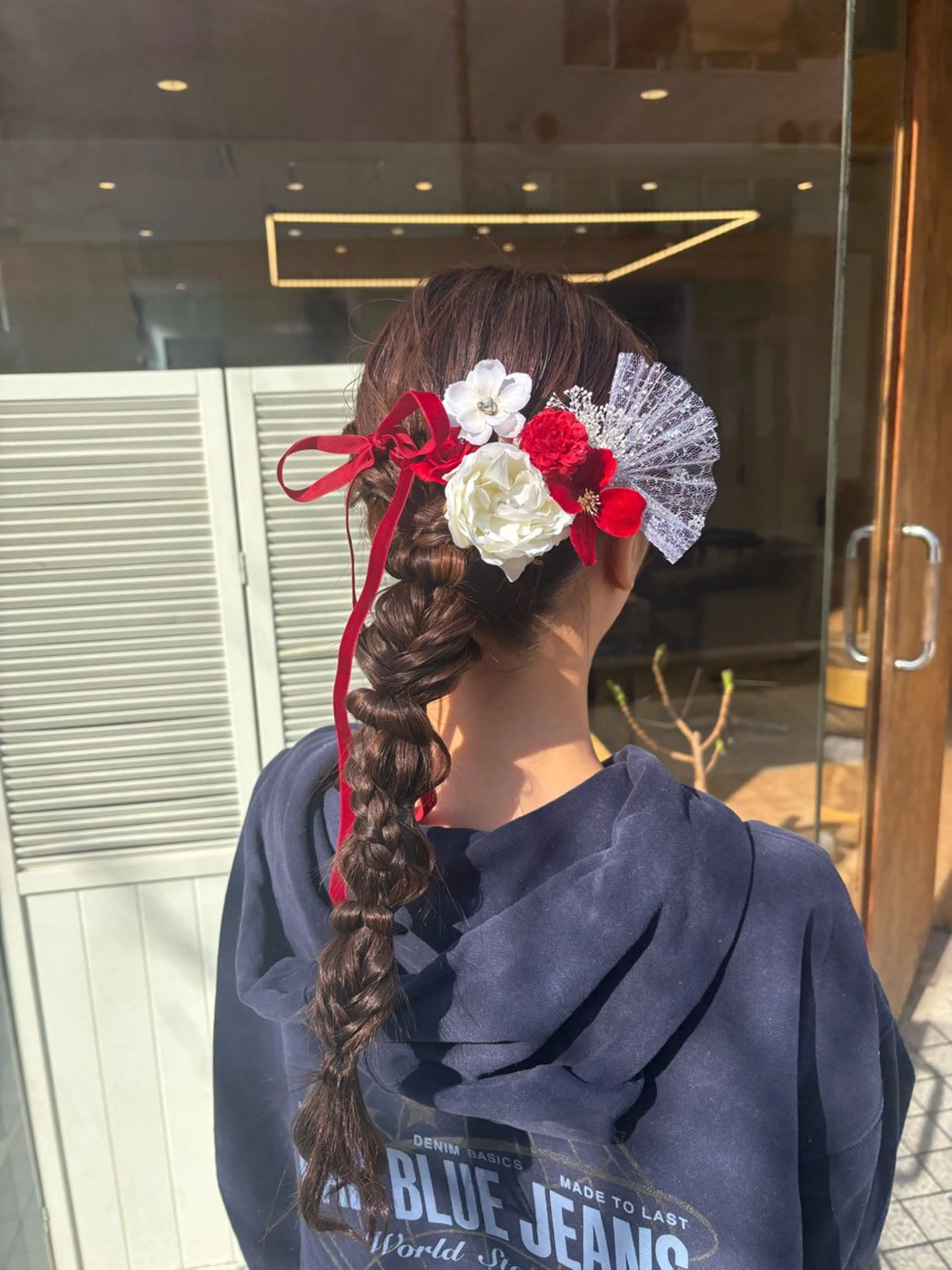 ロング 卒業式のヘアスタイル ヘアセット ミズノ アイ 🪅のヘアスタイル