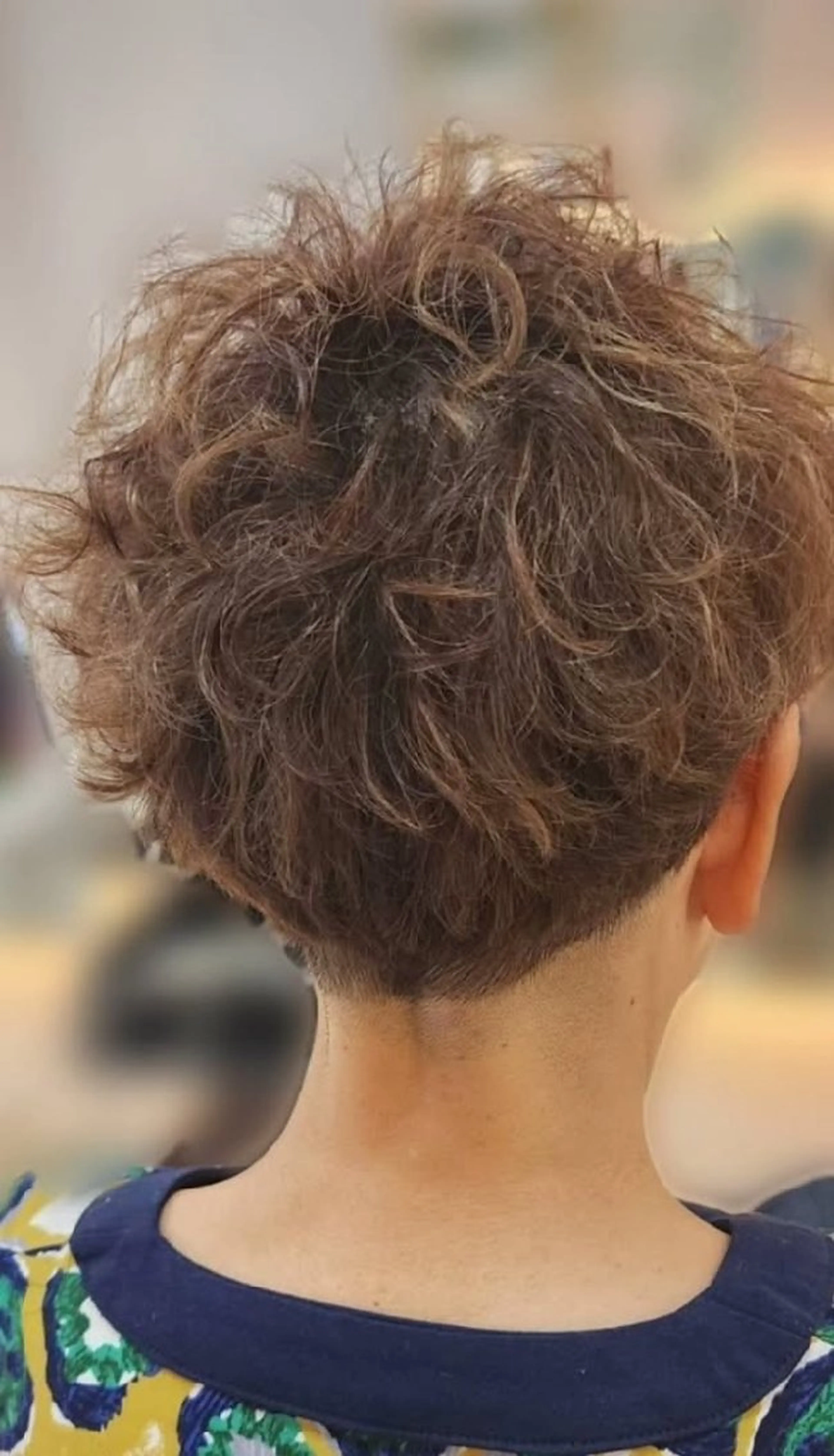 ショート パーマ カラー カット ヘアカラー パーマ hairmake Juinのヘアスタイル