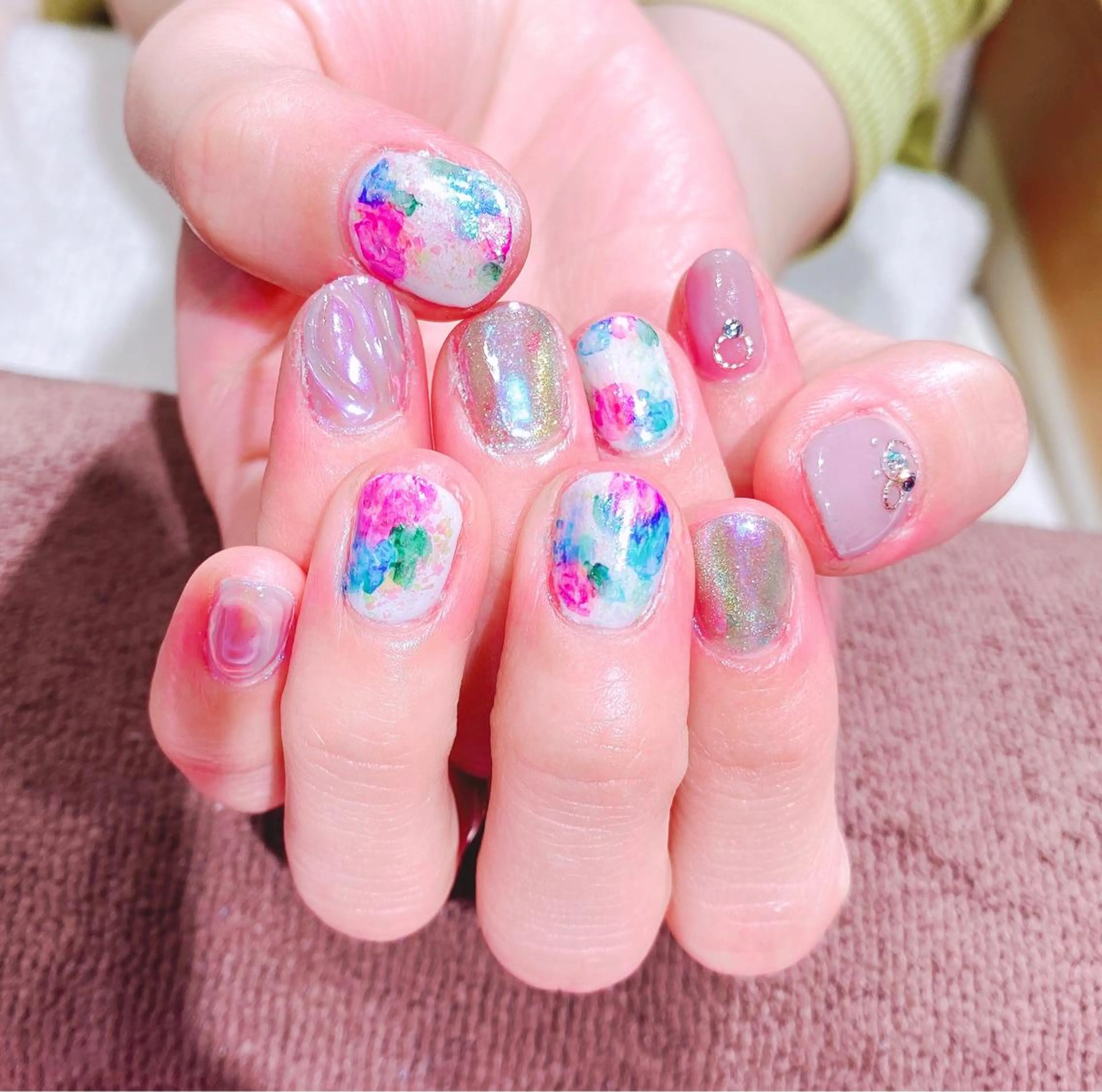 ネイル マグネットネイル VIST☆ ｍａｍｉのネイルデザイン