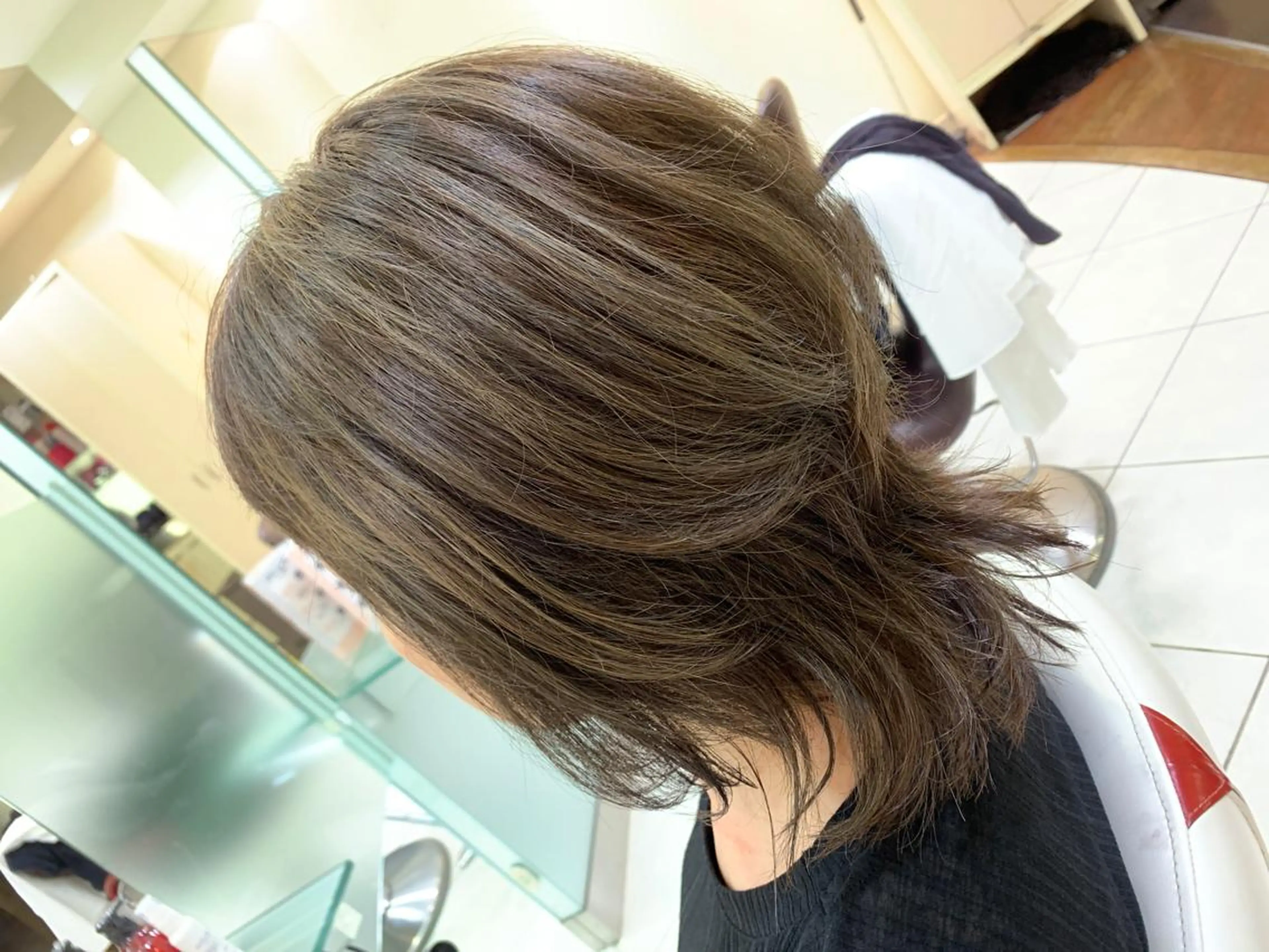 ミディアム カラー ヘアアレンジ 今村 愛美のヘアスタイル