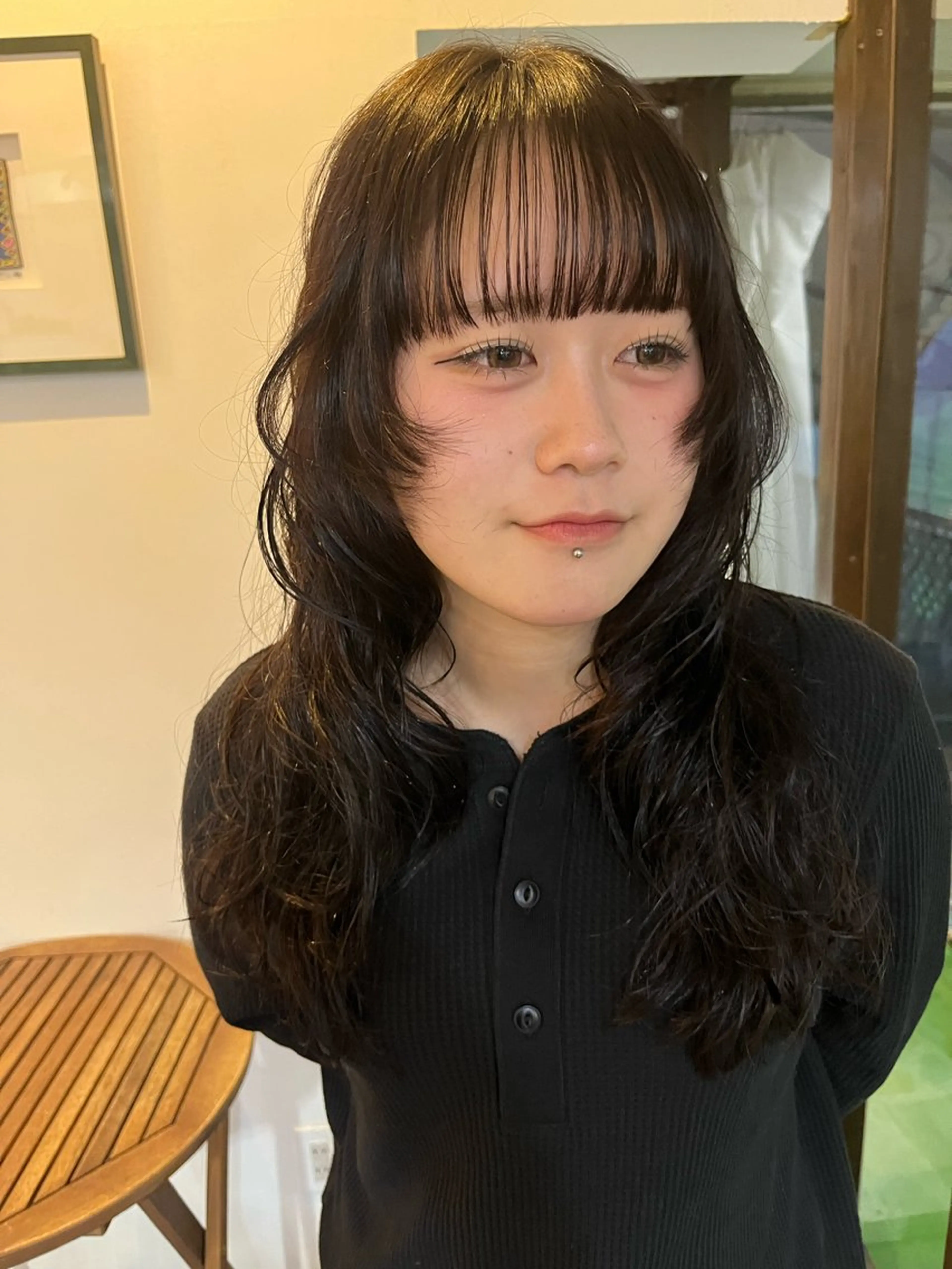 ロング レイヤーカット カット パーマ heir studio Baretta所属・似合わせパーマ/ 山本銀次郎のヘアスタイル