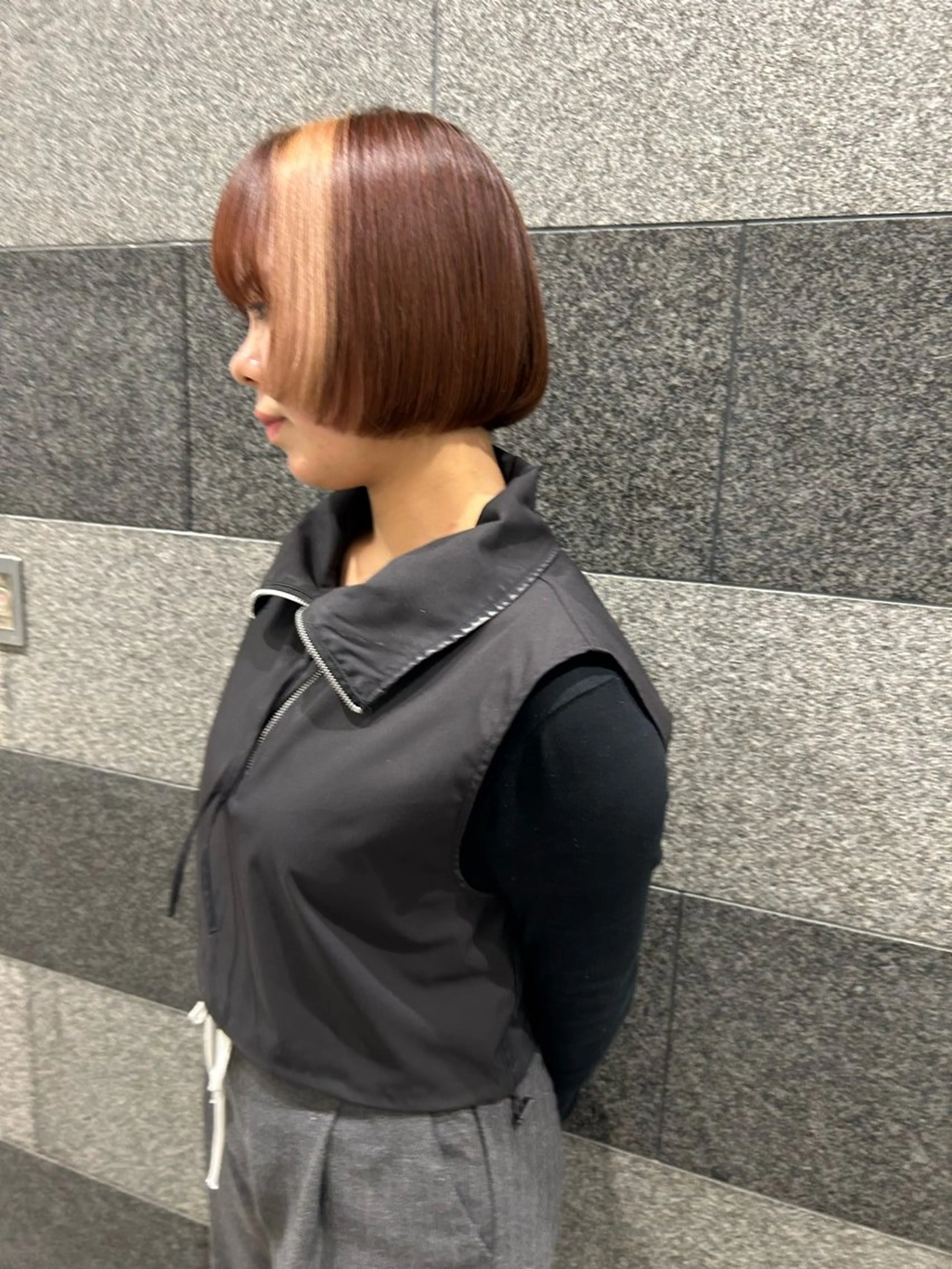 ミディアム ボブ morio コトミのヘアスタイル