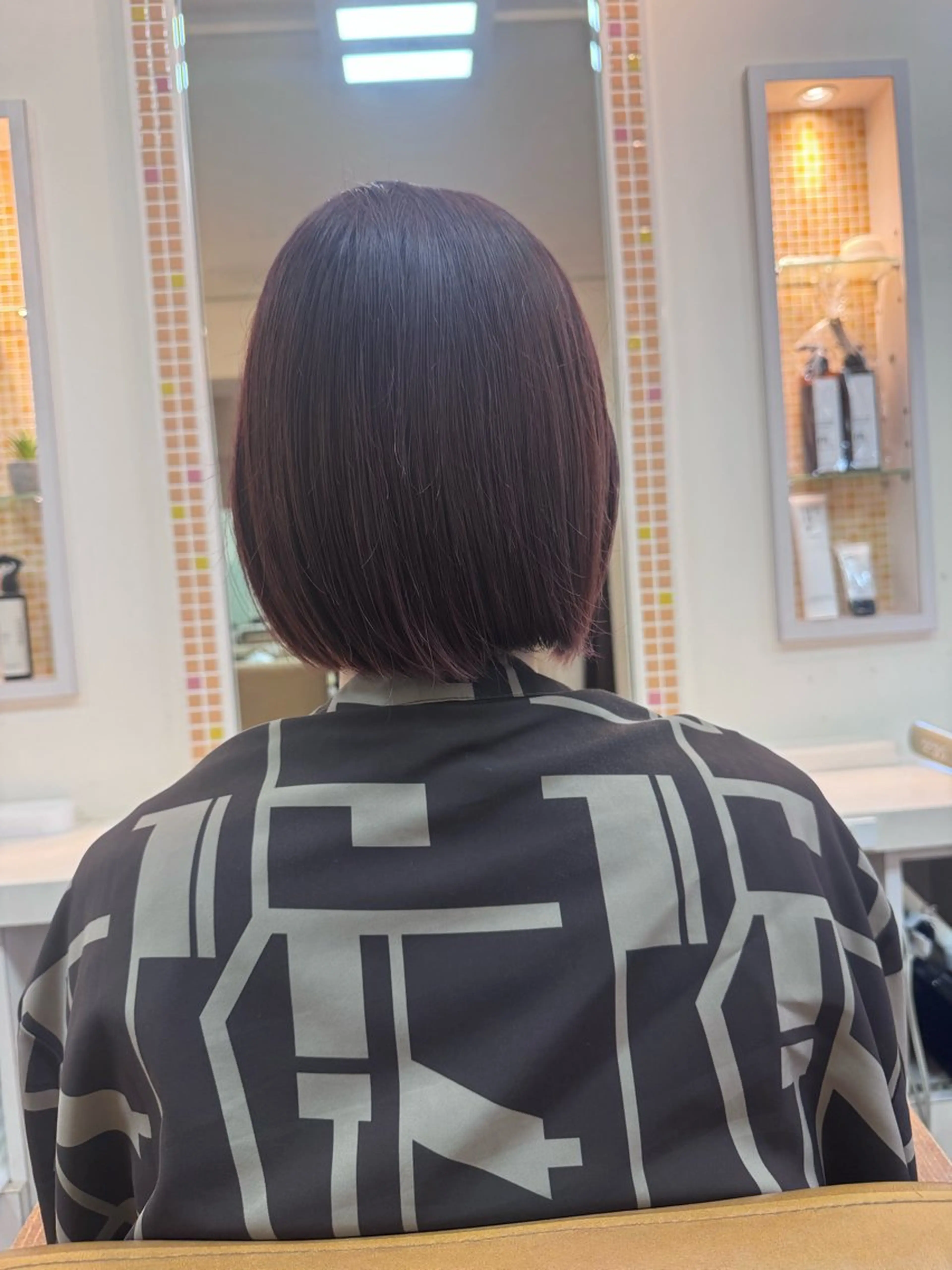 ショート ヘアカラー 森 千明のヘアスタイル