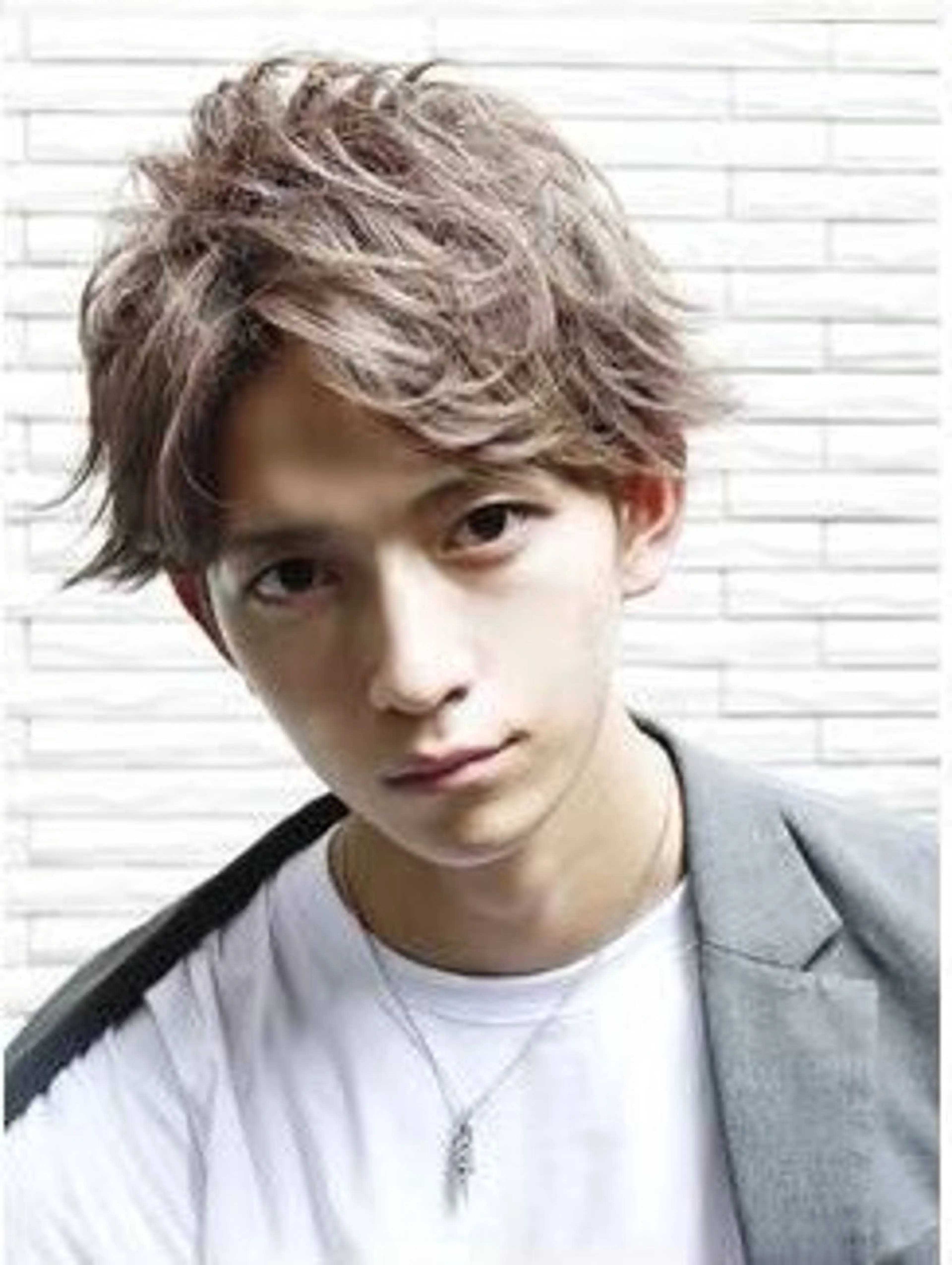 メンズ アイブロウ 下まつげパーマモデル Mayuのヘアスタイル