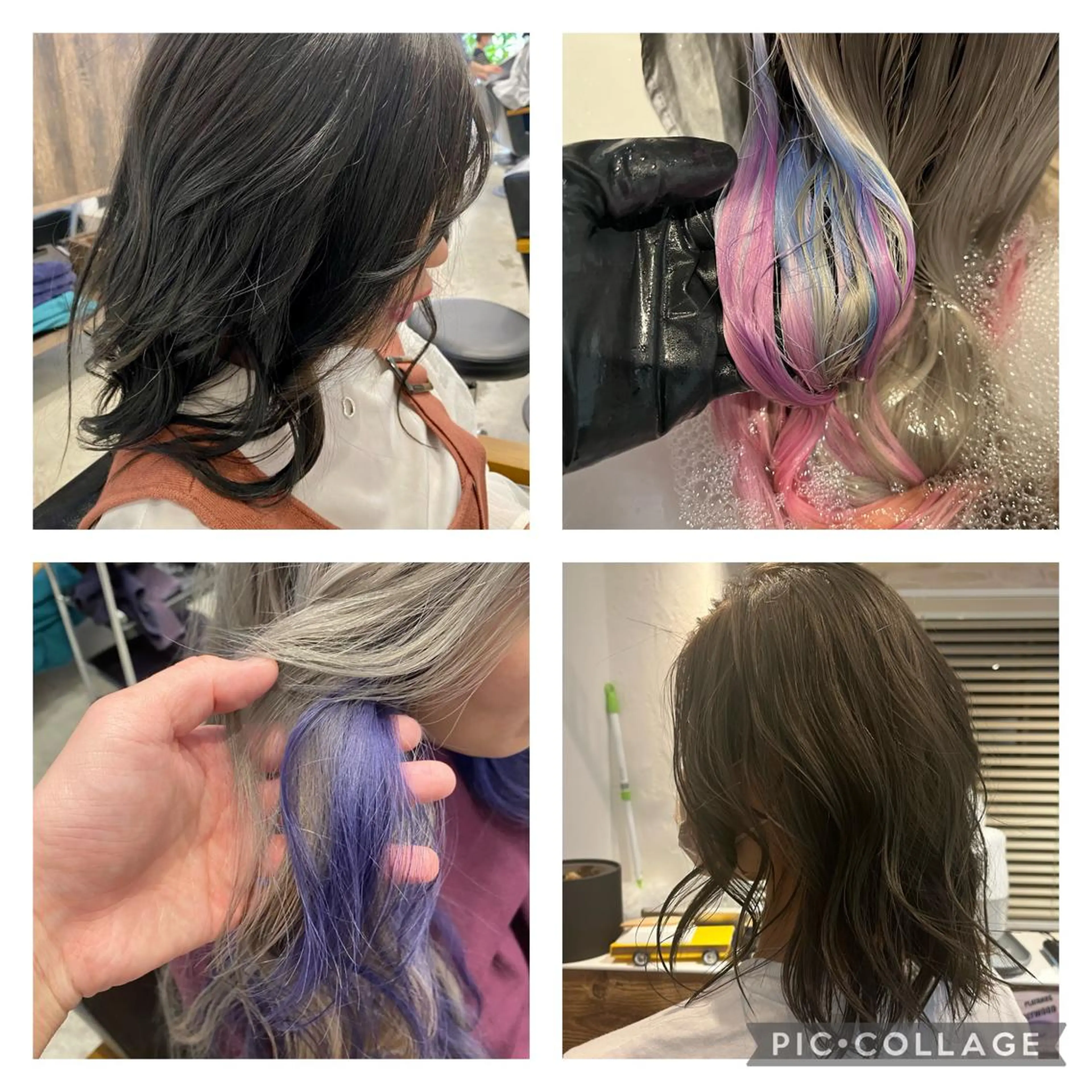 ミディアム カラー パーマ 香取 康平のヘアスタイル