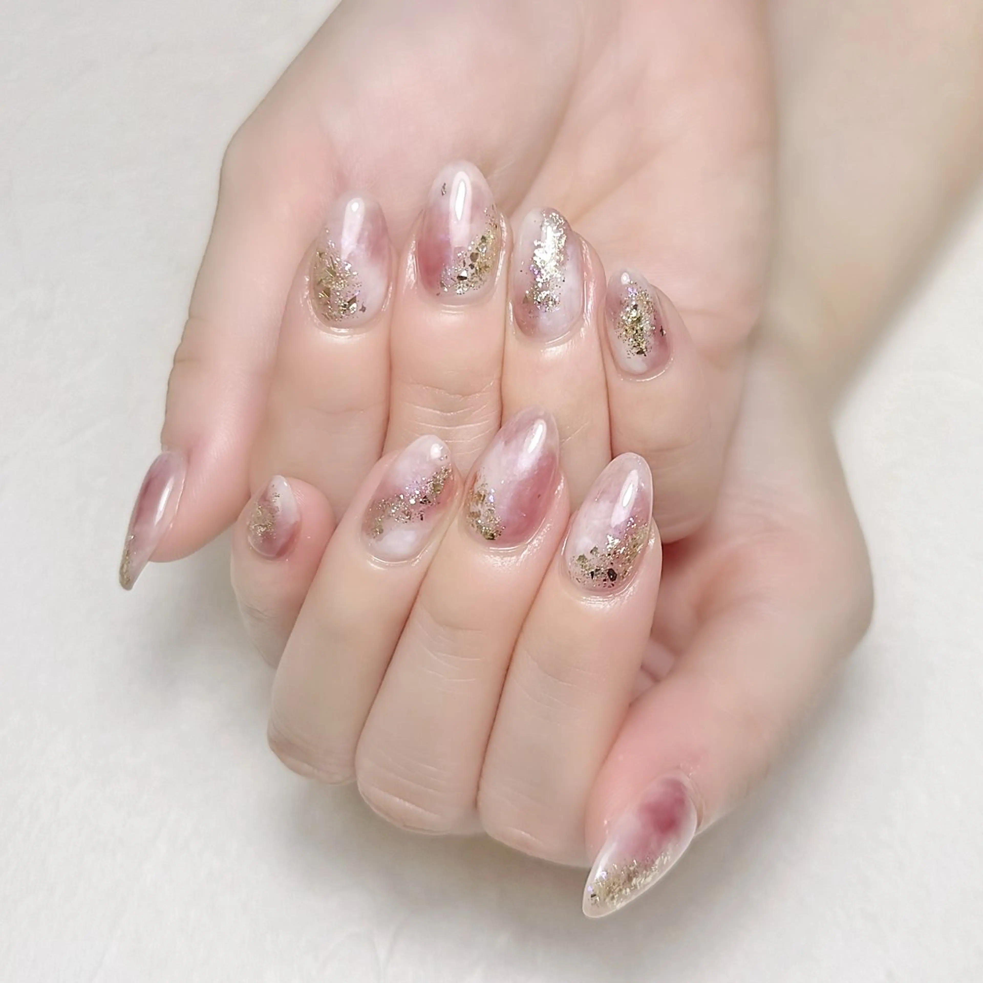 ネイル ニュアンスネイル rouse nail RISATOのネイルデザイン
