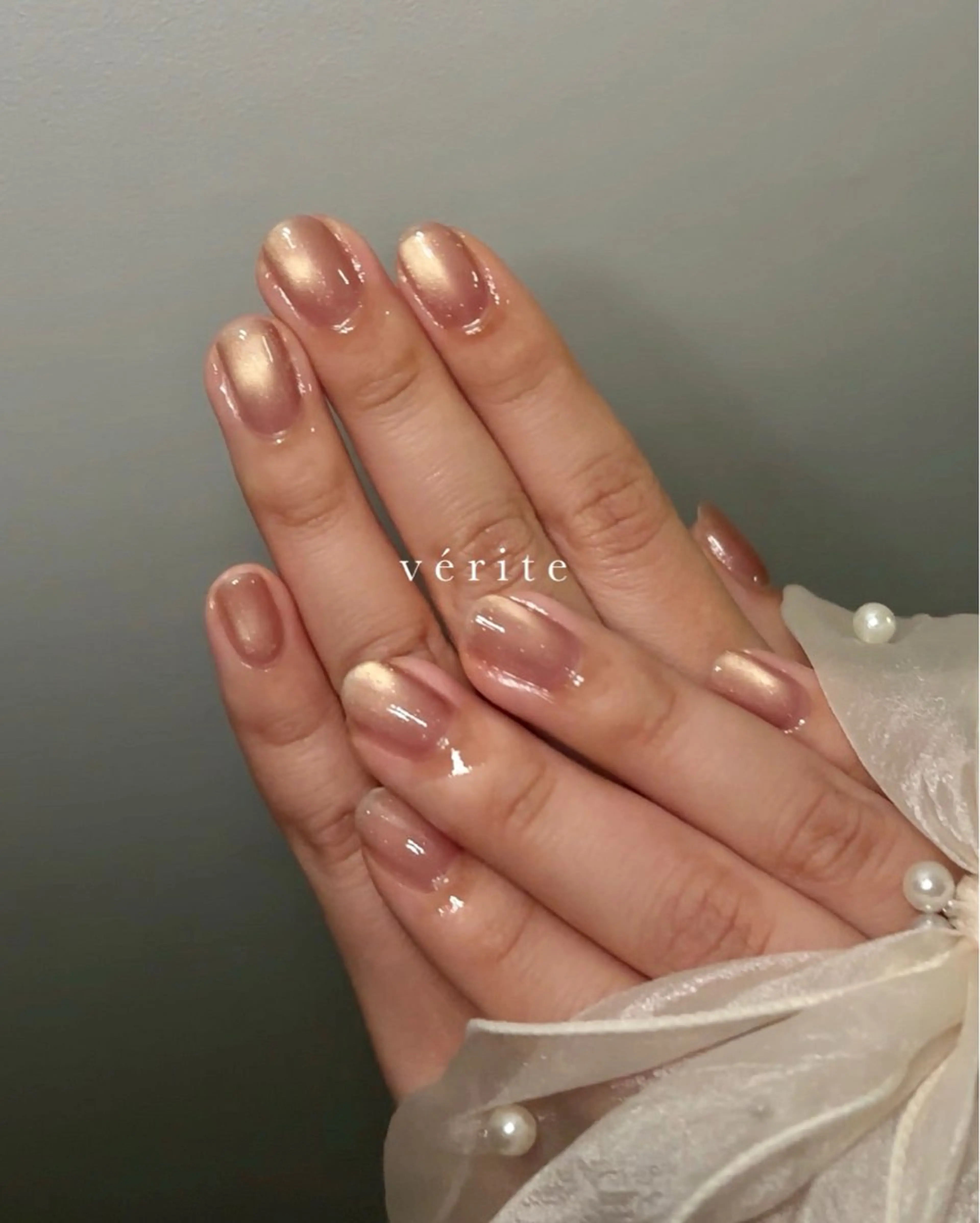 ネイル マグネットネイル ワンカラーネイル vérite nailのネイルデザイン