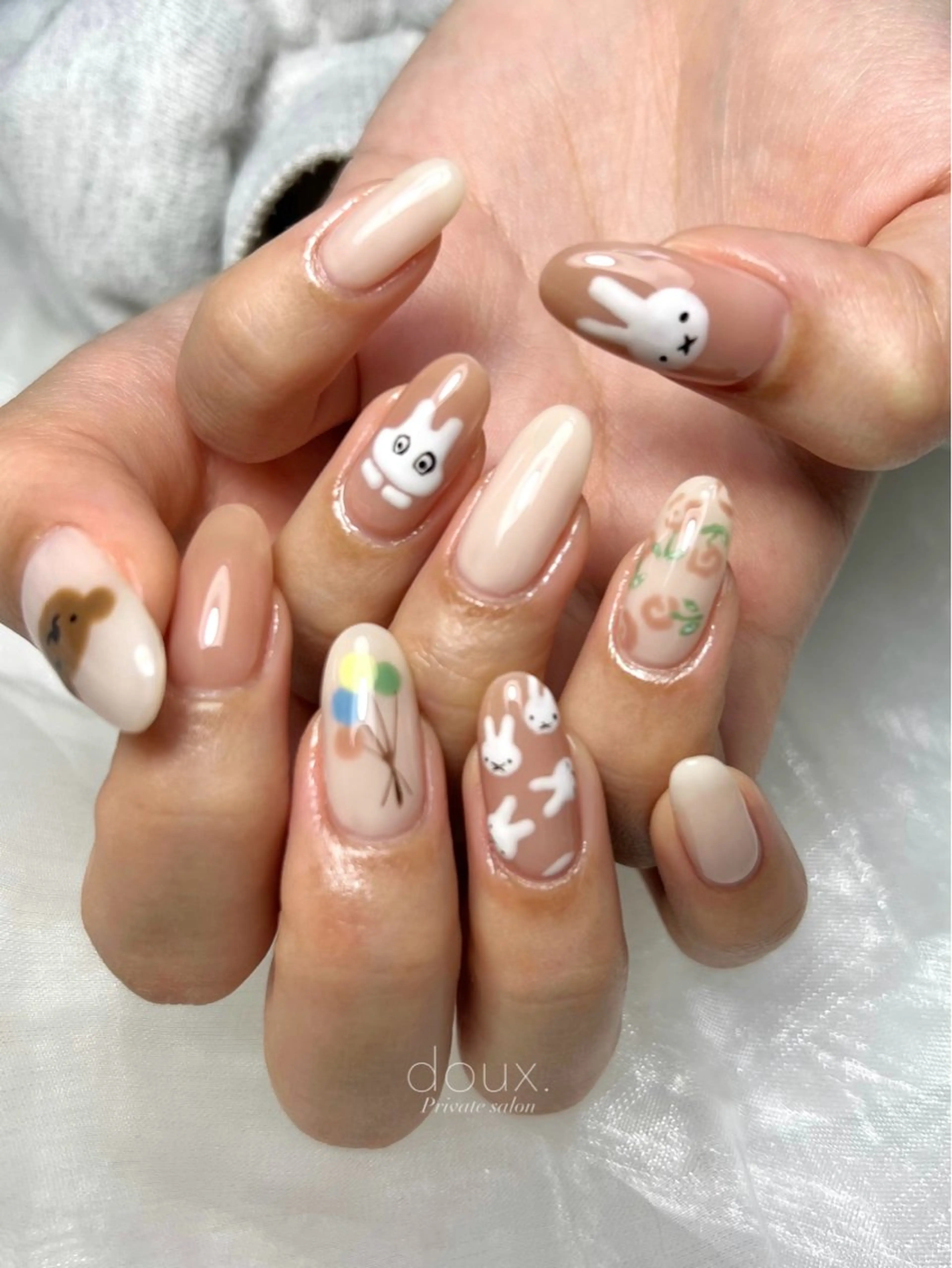 ネイル バレンタイン 冬ネイル ハンドネイル doux. nailのネイルデザイン