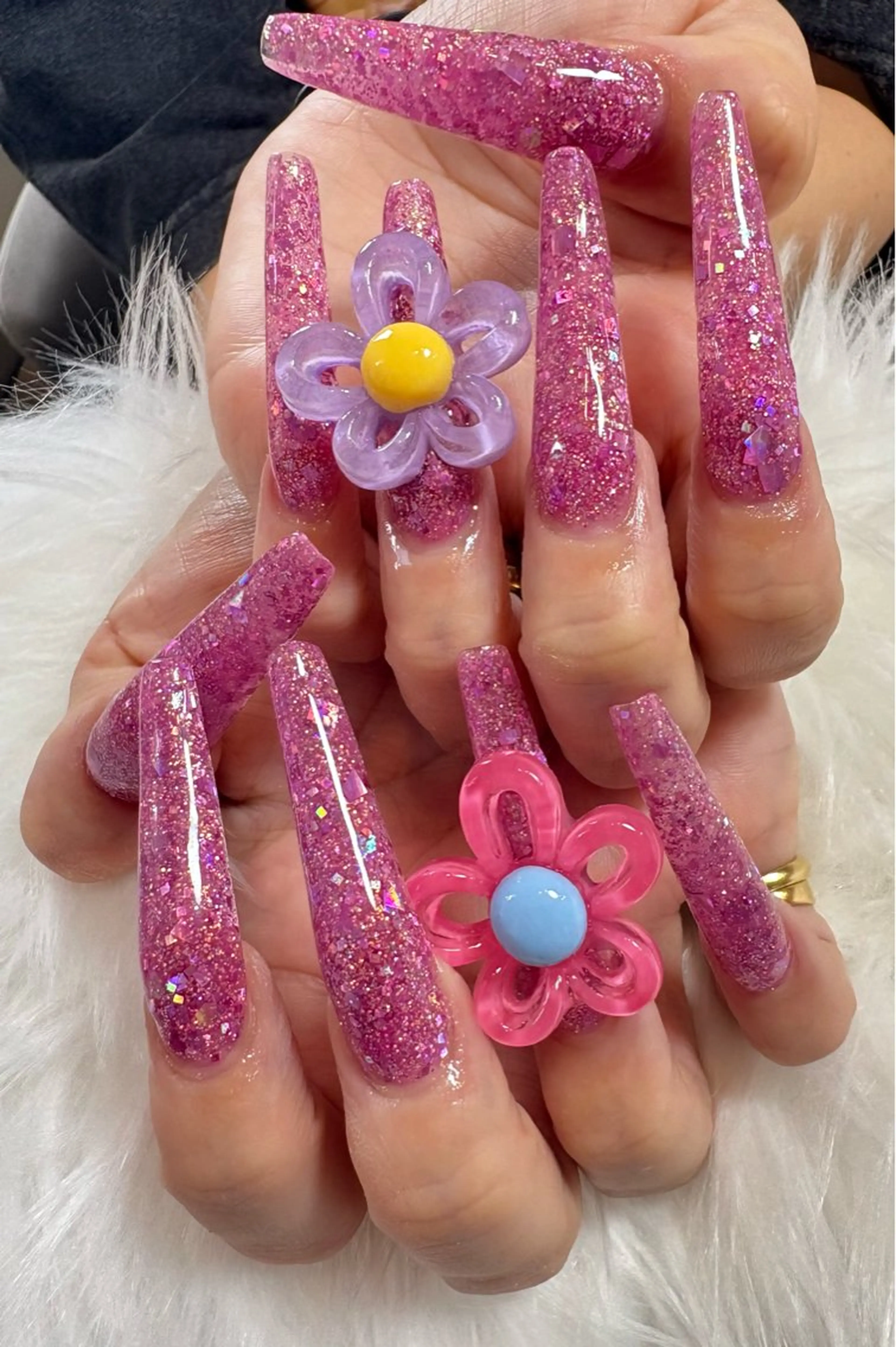 ネイル ロングネイル スカルプネイル スーパーロングネイル おうちサロン by maururuのネイルデザイン